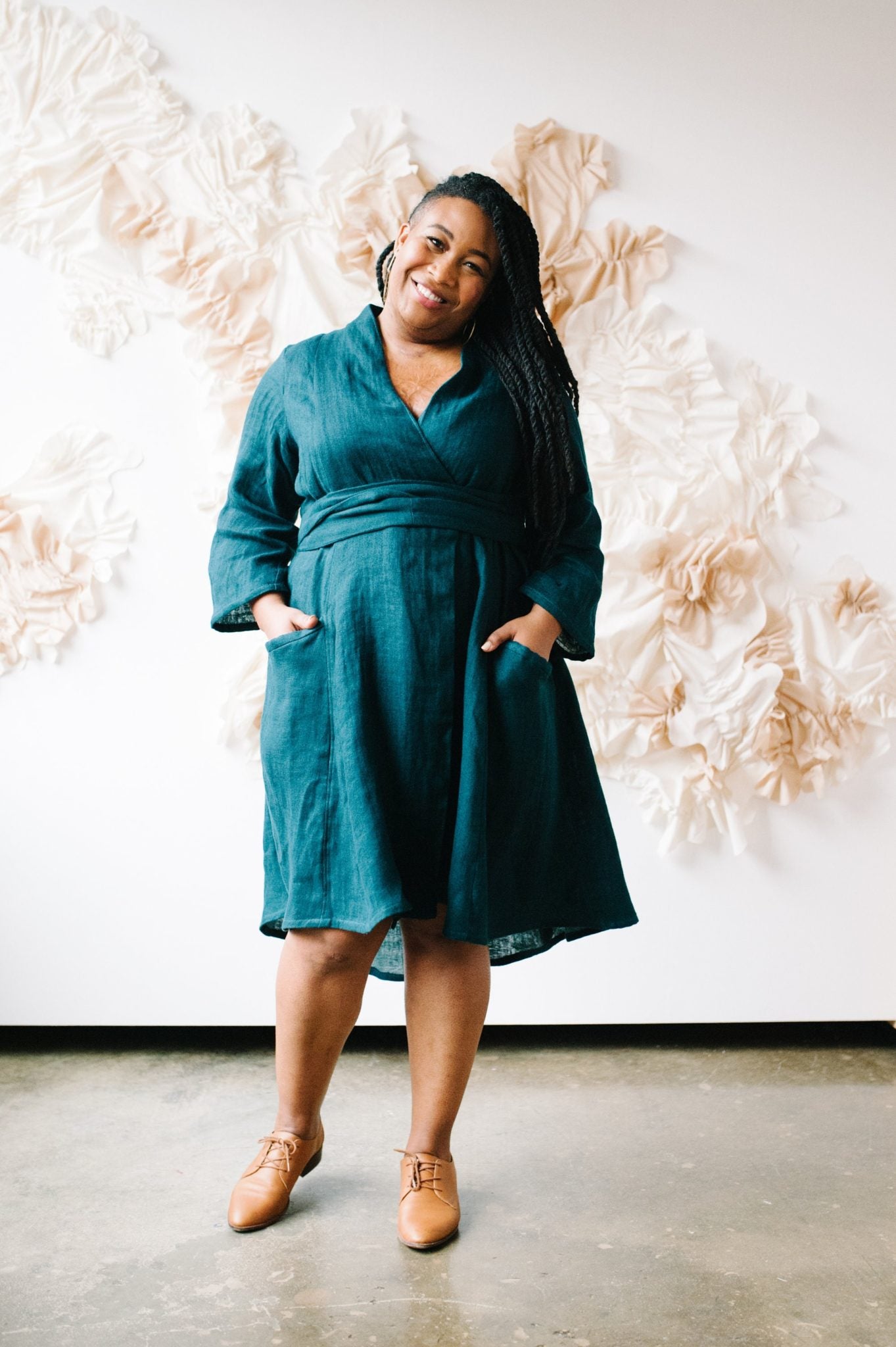 Sew Liberated Lichen Duster Coat Dress - Lightweight Long Cardigan for Women, Boho Chic Layering Piece for Fall & Spring | Perfect for Office, Date Night & Casual Outings