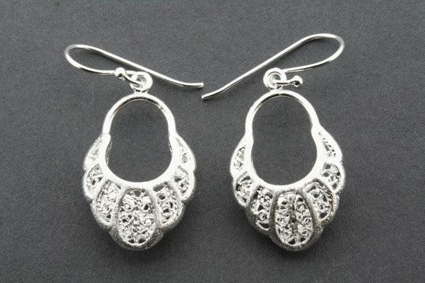 Elegant Lace Shield Earrings for Women - Stylish Protective Jewelry for Parties, Weddings & Everyday Wear