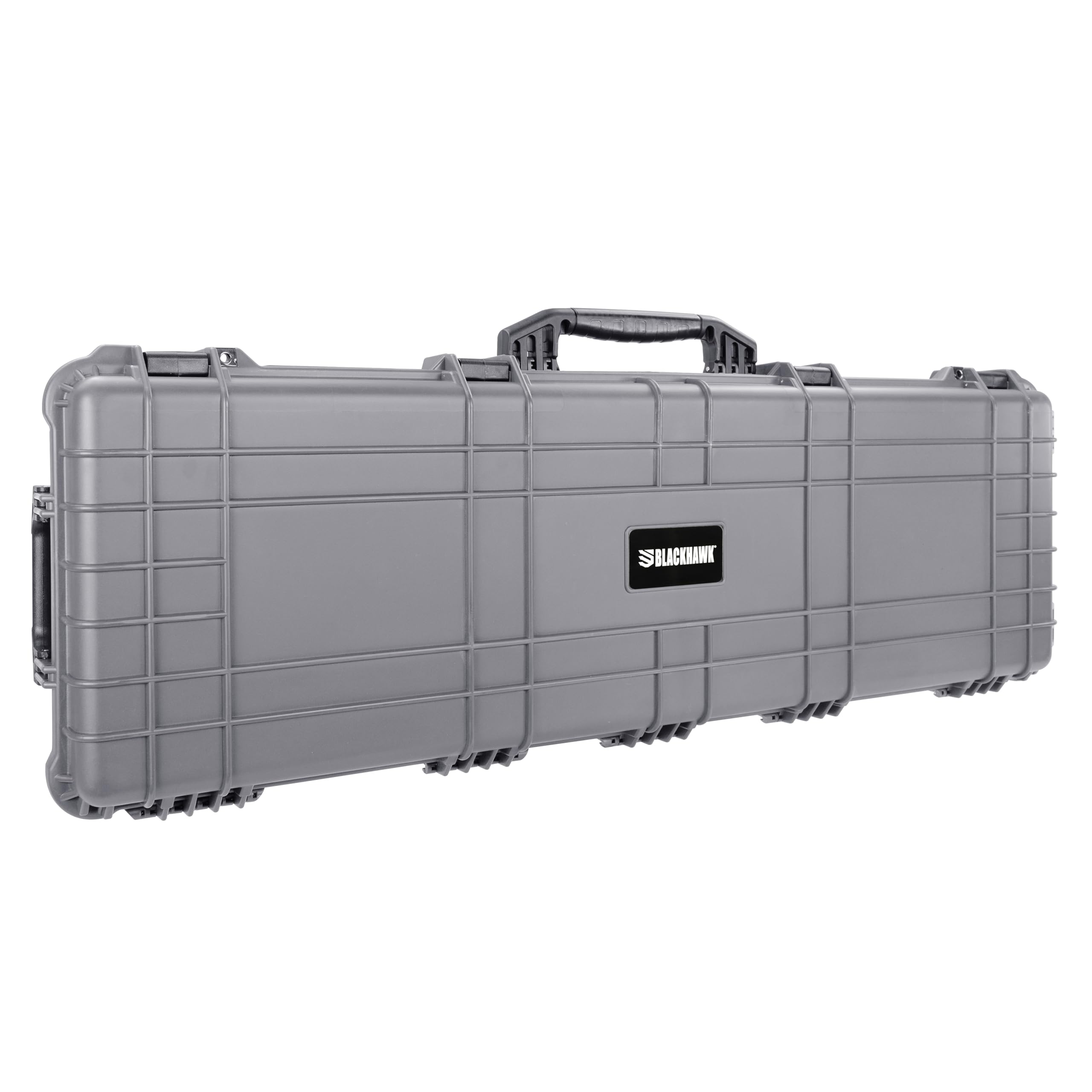 Eylar Blackhawk Series Waterproof & Crushproof Rifle Hard Case with Customizable Foam - Fits 2 Rifles or Multiple Guns | Lockable Pressure Valve | Perfect for Hunting, Shooting Range & Firearm Storage