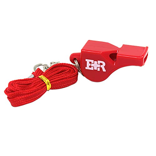 3 Chamber Pealess Whistle with Lanyard - Loud Safety Whistle for Referees, Coaches & Emergency Use - Perfect for Sports, Outdoor Activities & Survival Kits