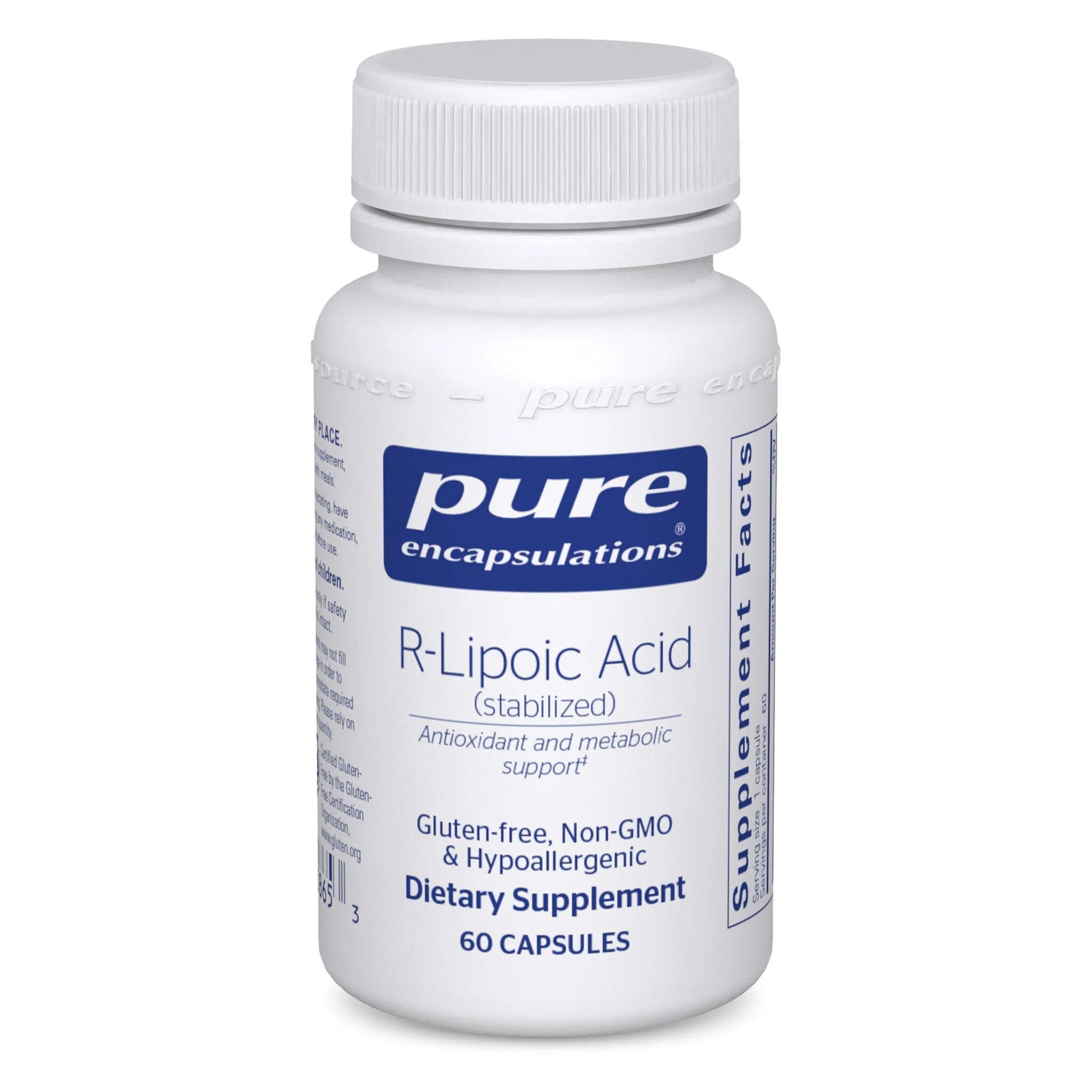 Stabilized R-Lipoic Acid Supplement - Antioxidant Support for Energy, Brain & Nerve Health | Ideal for Anti-Aging & Detox