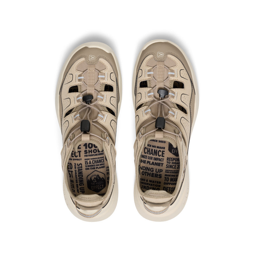 Men's WK450 Comfortable Walking Sandals - Lightweight & Supportive for Outdoor Activities - Plaza Taupe/Black - Perfect for Hiking, Travel & Casual Wear