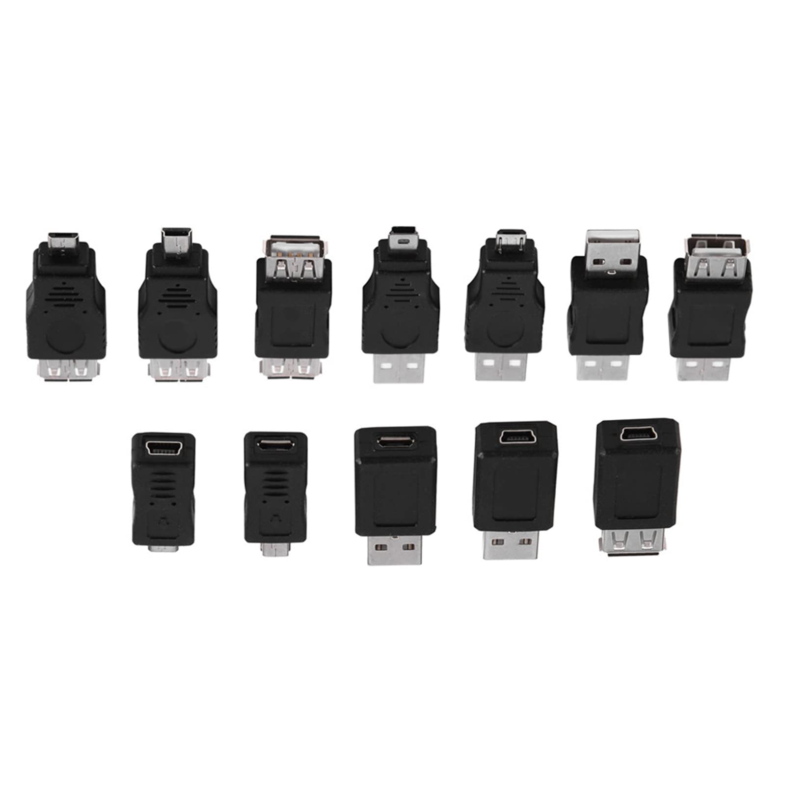 Bewinner USB OTG Adapter 12 Pack - Micro to Female Converter for Phone, Tablet & PC