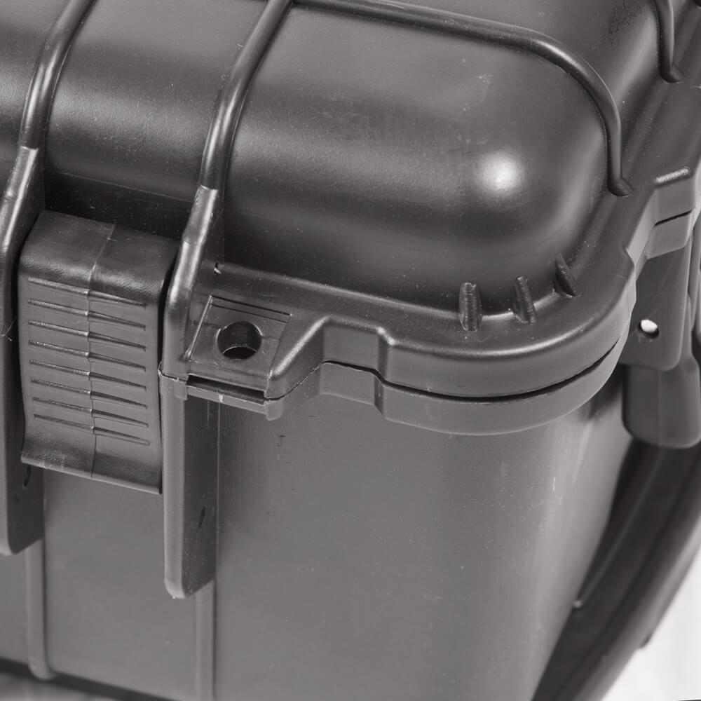 Waterproof Hard Rolling Case 515x290x200mm with Pull Handle & Foam Interior - Perfect for Travel, Storage & Equipment Protection