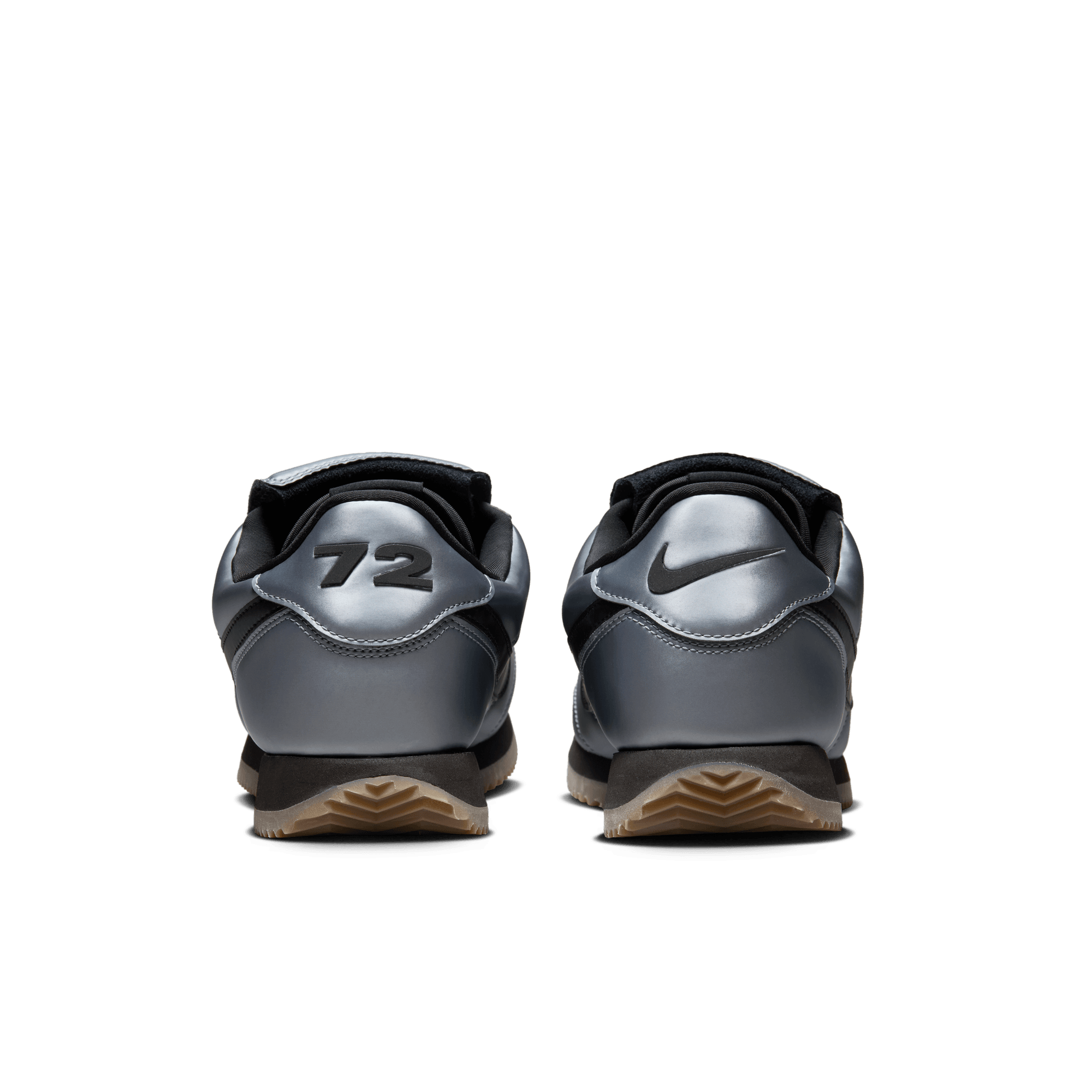 Nike Cortez Leather SE Metallic Cool Grey Sneakers - Classic Retro Running Shoes for Men & Women | Perfect for Casual Wear, Gym, and Street Style