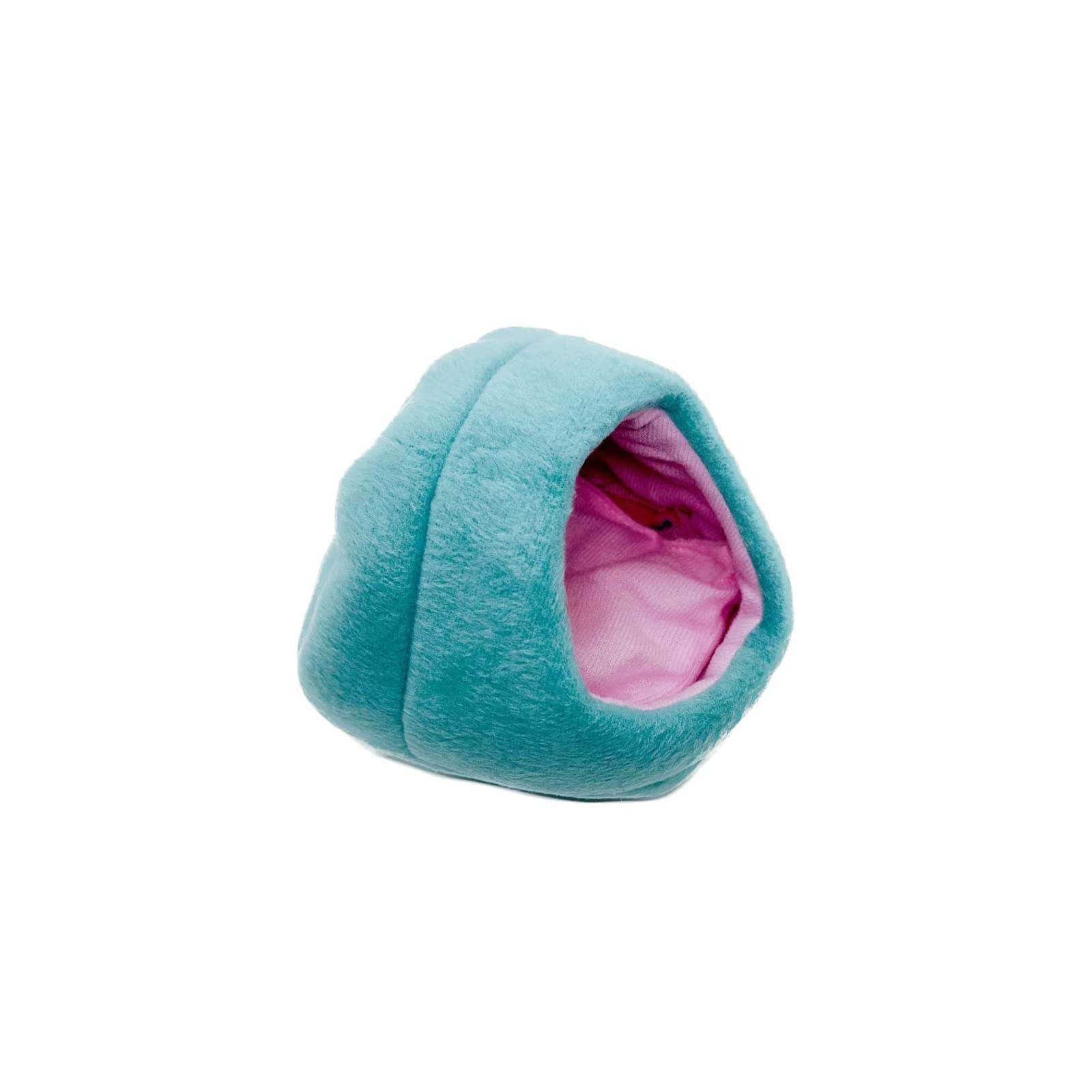 Blue Silicone Hamster House - Cute Piglet-Themed Hideout for Small Pets, Perfect for Hamsters, Mice & Gerbils - Cozy Shelter & Playhouse for Small Animal Cages & Habitats