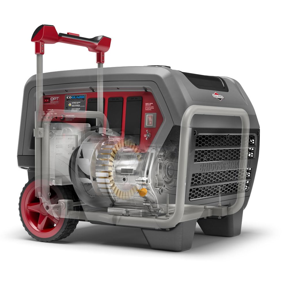 Briggs & Stratton 6500W Portable Generator with Electric Start - Reliable Power for Camping, RV Trips & Outdoor Adventures