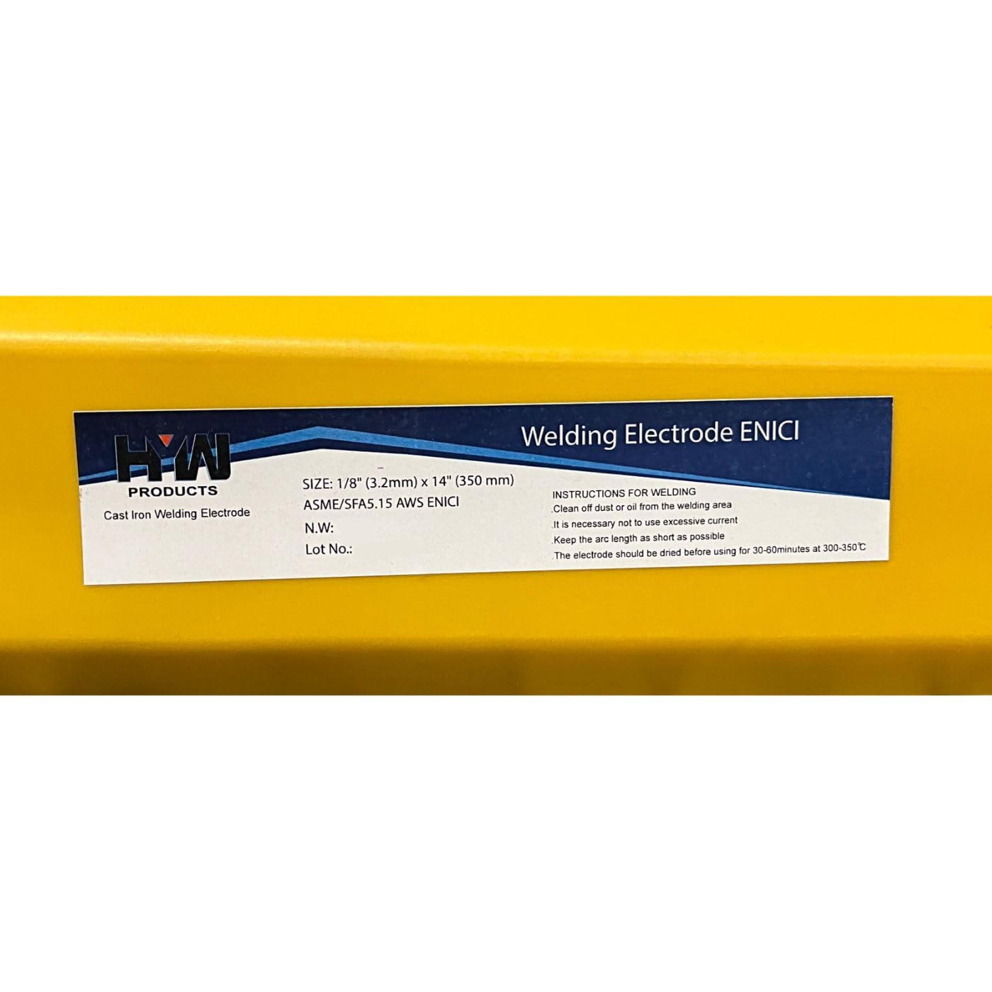High-Quality Nickel 99 Cast Iron Welding Electrodes (1/8