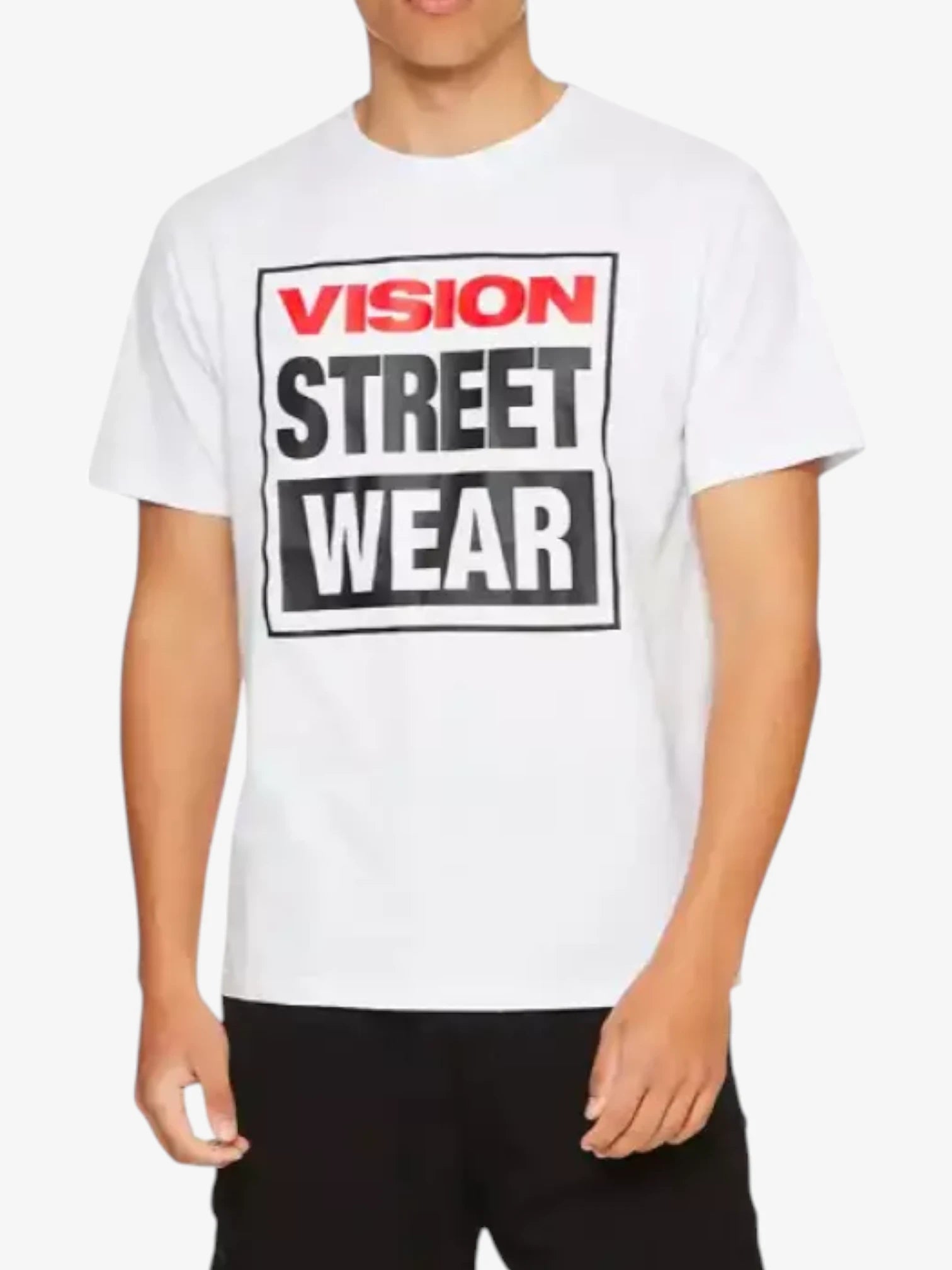 Remera Vision Classic White T-Shirt - Comfortable Cotton Tee for Men & Women | Perfect for Casual Wear, Gym, and Everyday Outfits