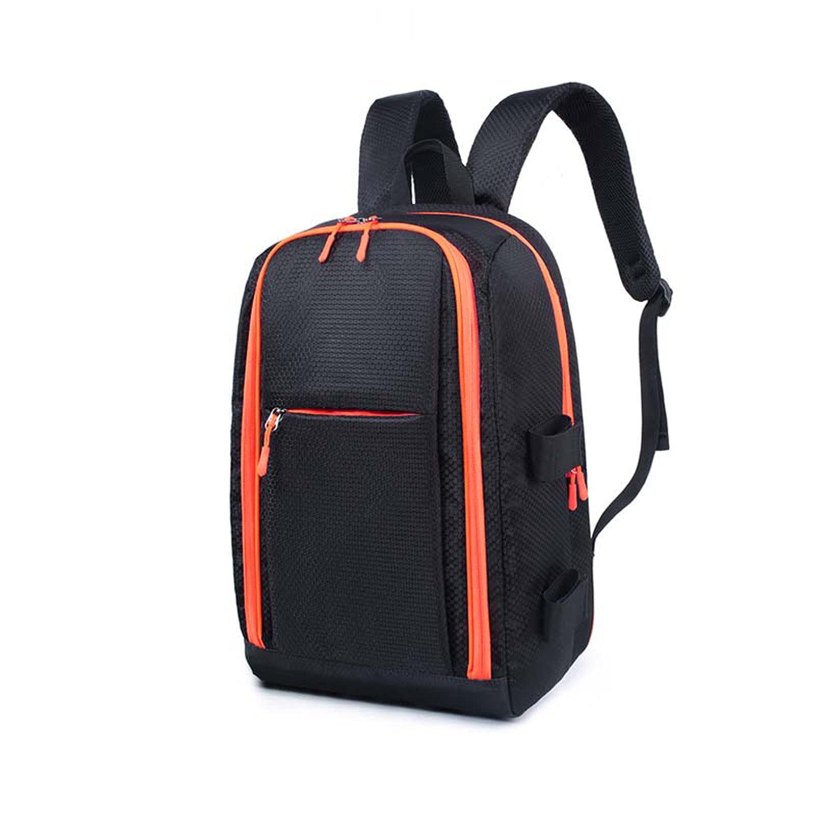 DJI Mavic Air 2 Drone Backpack - Large Capacity Grey990 Storage Case with Double Zipper, Orange Black | Waterproof Travel Bag for Drone Accessories & Photography Gear