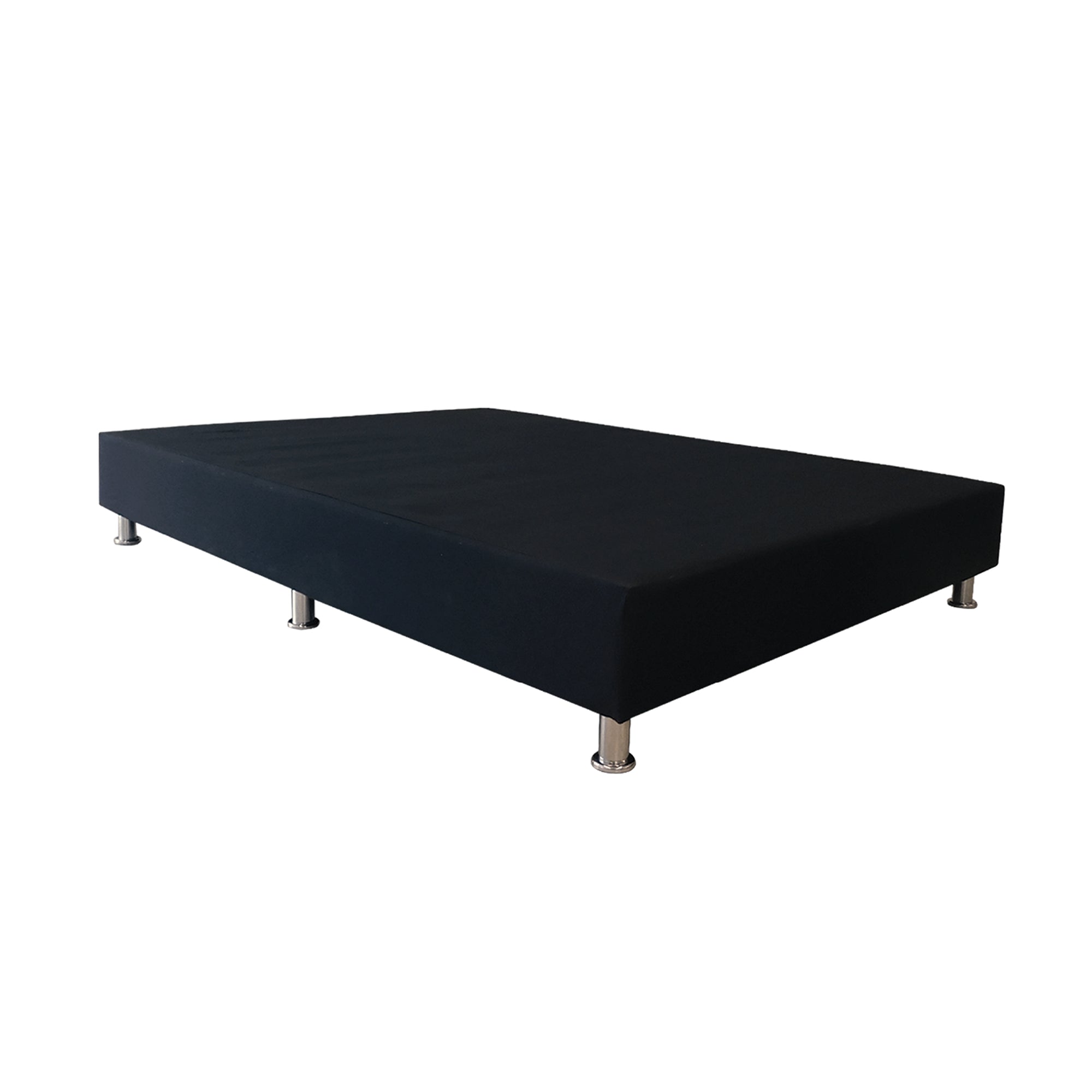 Eco-Friendly Black Bed Base 100x190cm for Single Bed - Durable & Sustainable Mattress Support for Small Spaces, Guest Rooms & Dormitories