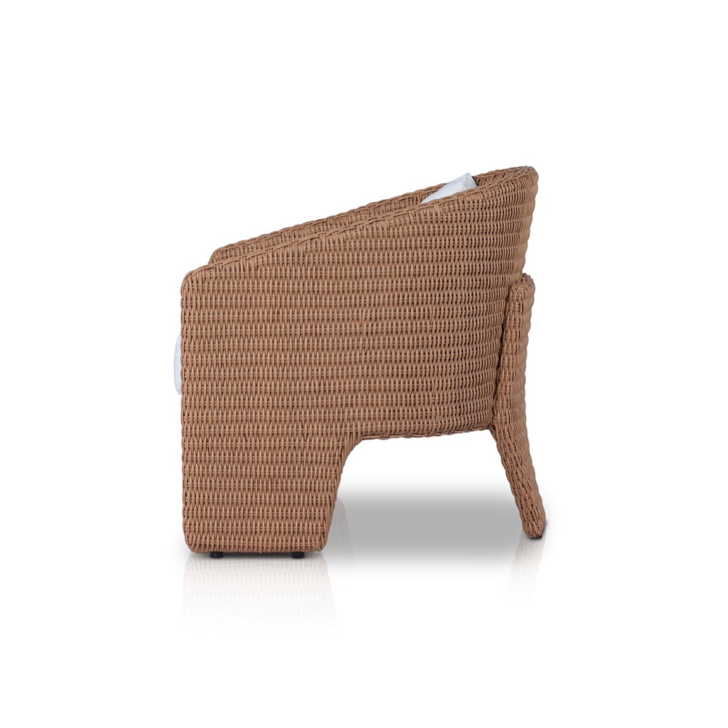 Vintage Natural Outdoor Chair - Patio, Garden, Camping & Backyard Relaxation - Comfortable & Durable FAE Design