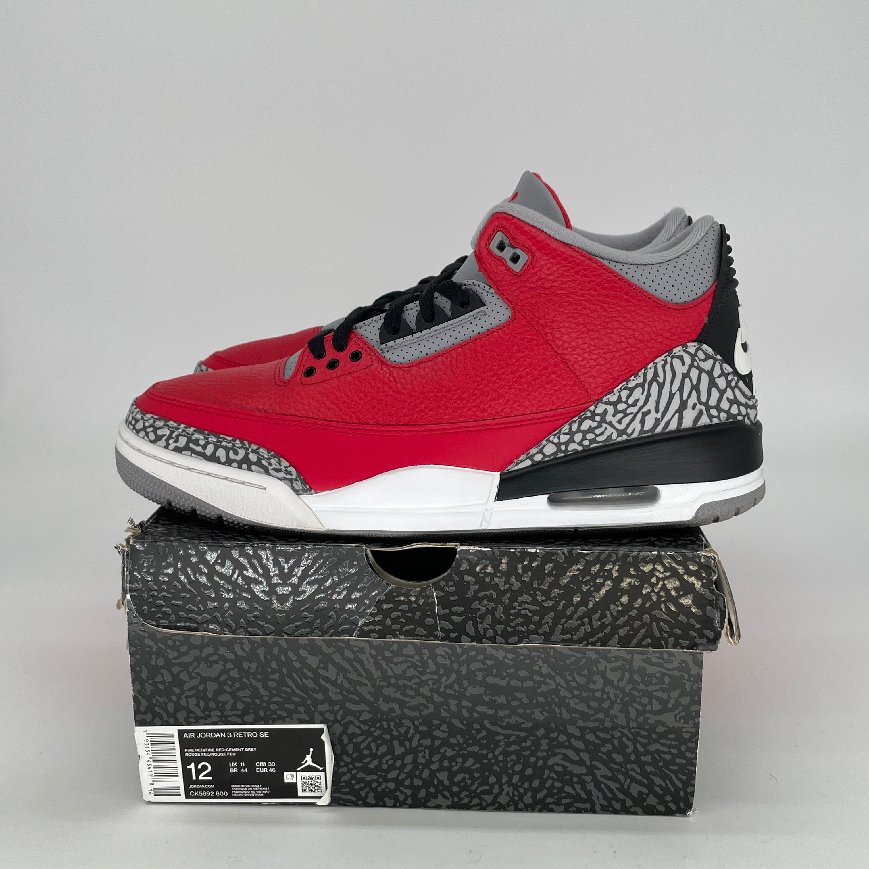 AIR JORDAN 3 UNITE Retro Basketball Shoes Men's Size 12 - CK5692-600 | Authentic Nike Sneakers for Running, Gym & Streetwear Fashion