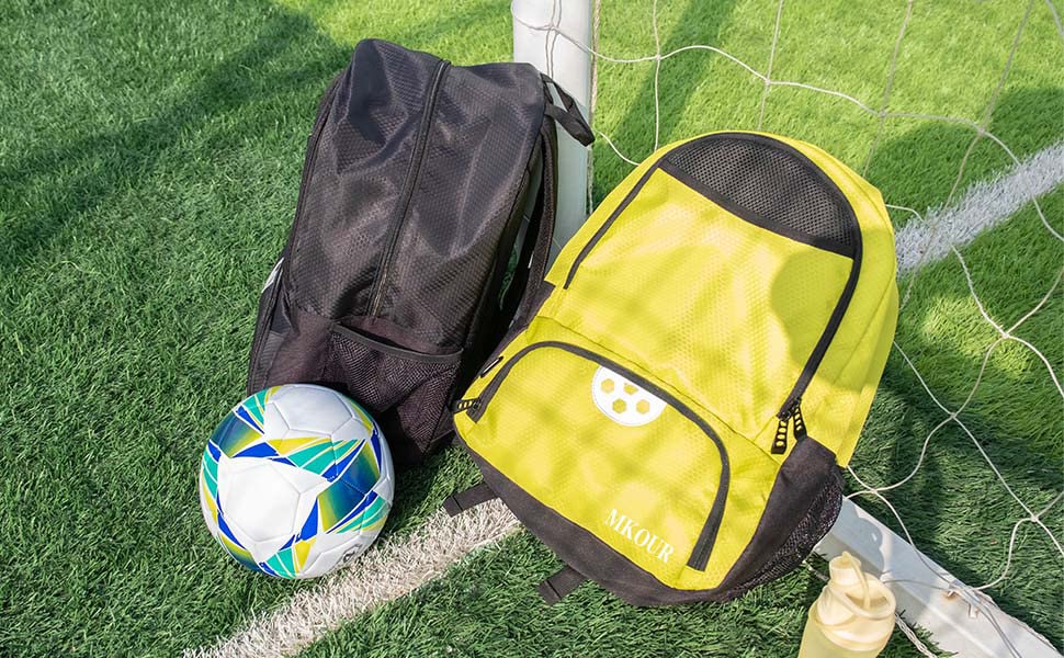 Mkour Soccer Backpack - Waterproof Sports Bag for Football, Basketball & Volleyball with Ball Compartment & Holder - Perfect for Training, Games & Travel