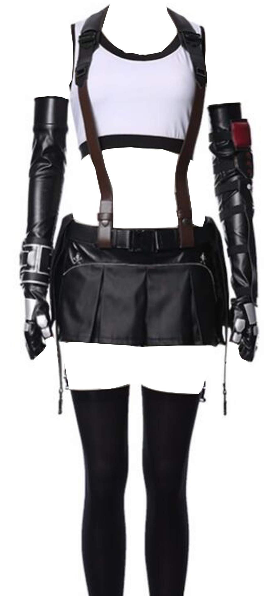 Tifa Lockhart Cosplay Costume - Anime Final Fantasy VII Battle Uniform for Women & Girls | Halloween, Carnival, Cosplay Events & Anime Conventions