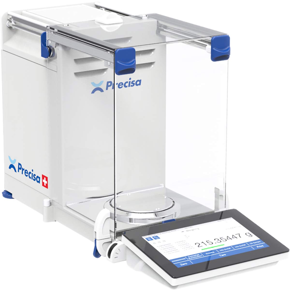 HM-220A Precision Digital Analytical Balance 220g x 0.1mg with Touch Screen - Lab Weighing Scale for Jewelry, Pharmacy & Scientific Research
