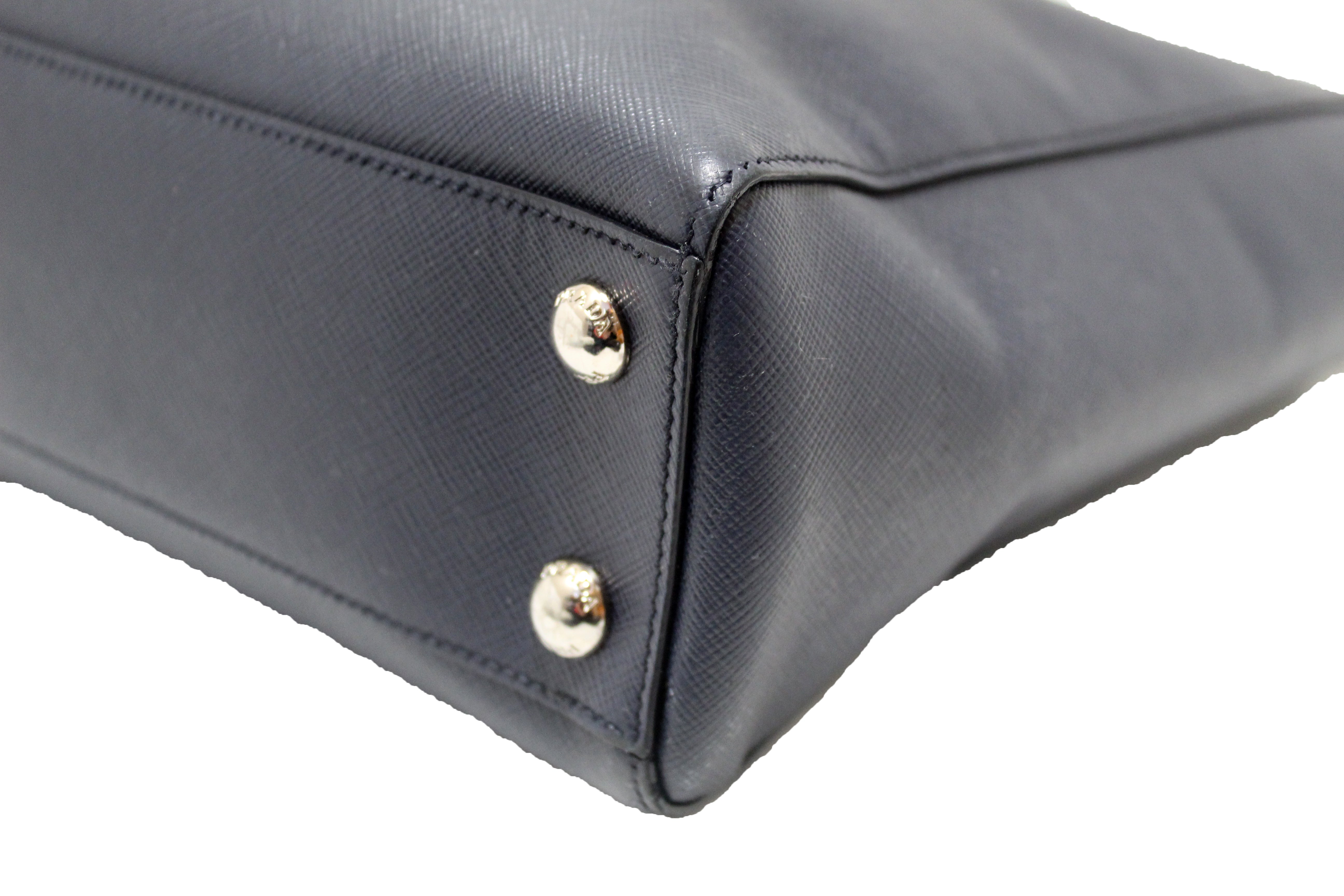 Authentic Prada Blue Saffiano Lux Leather Tote Bag for Women | Luxury Designer Handbag | Perfect for Work, Travel & Everyday Use