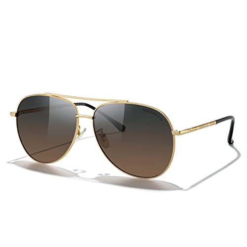 Gold Frame/Gray Brown Lens