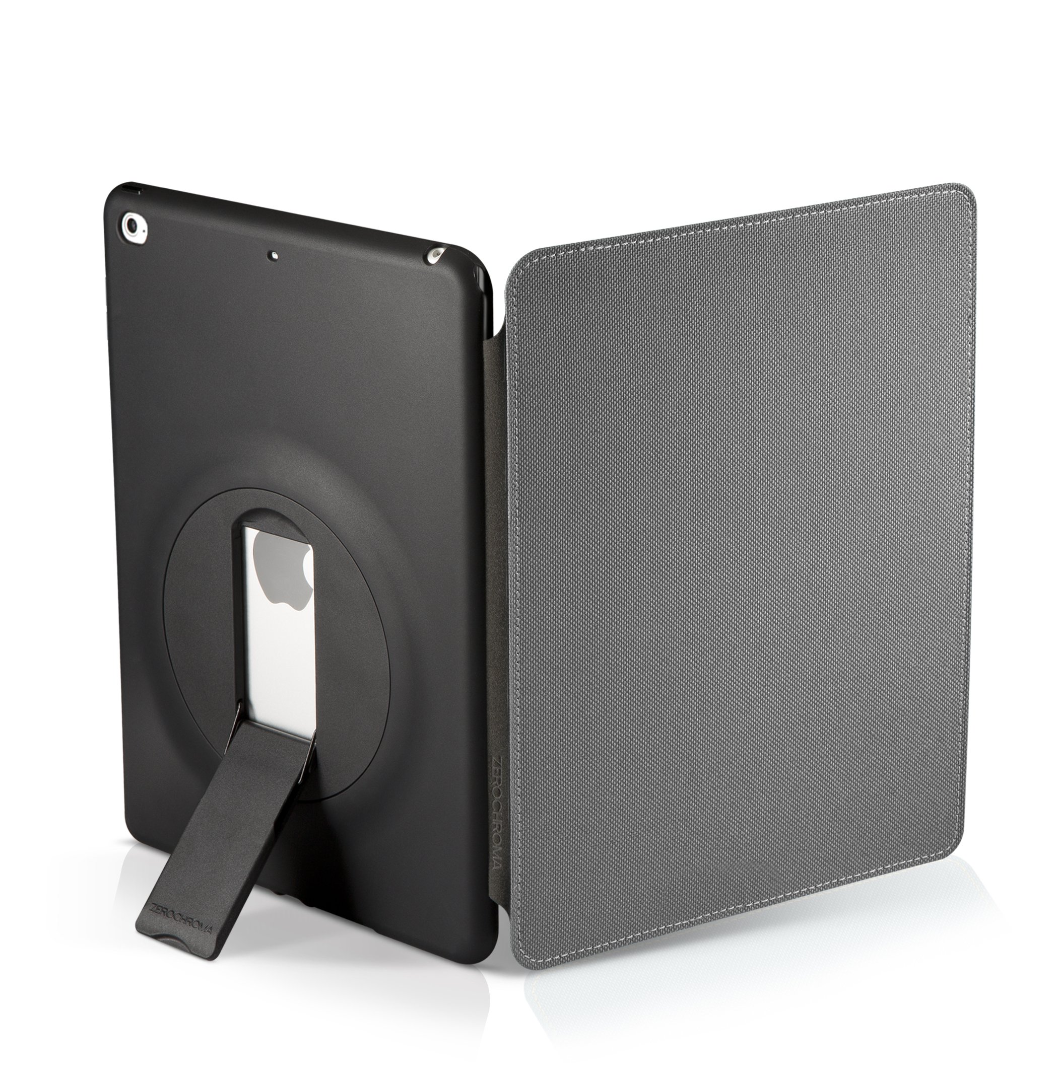 ZeroChroma iPad Air Folio-Slide Stand Case - Protective Cover with Adjustable Stand for iPad Air (Gray) | Perfect for Work, Study & Entertainment at Home or Office