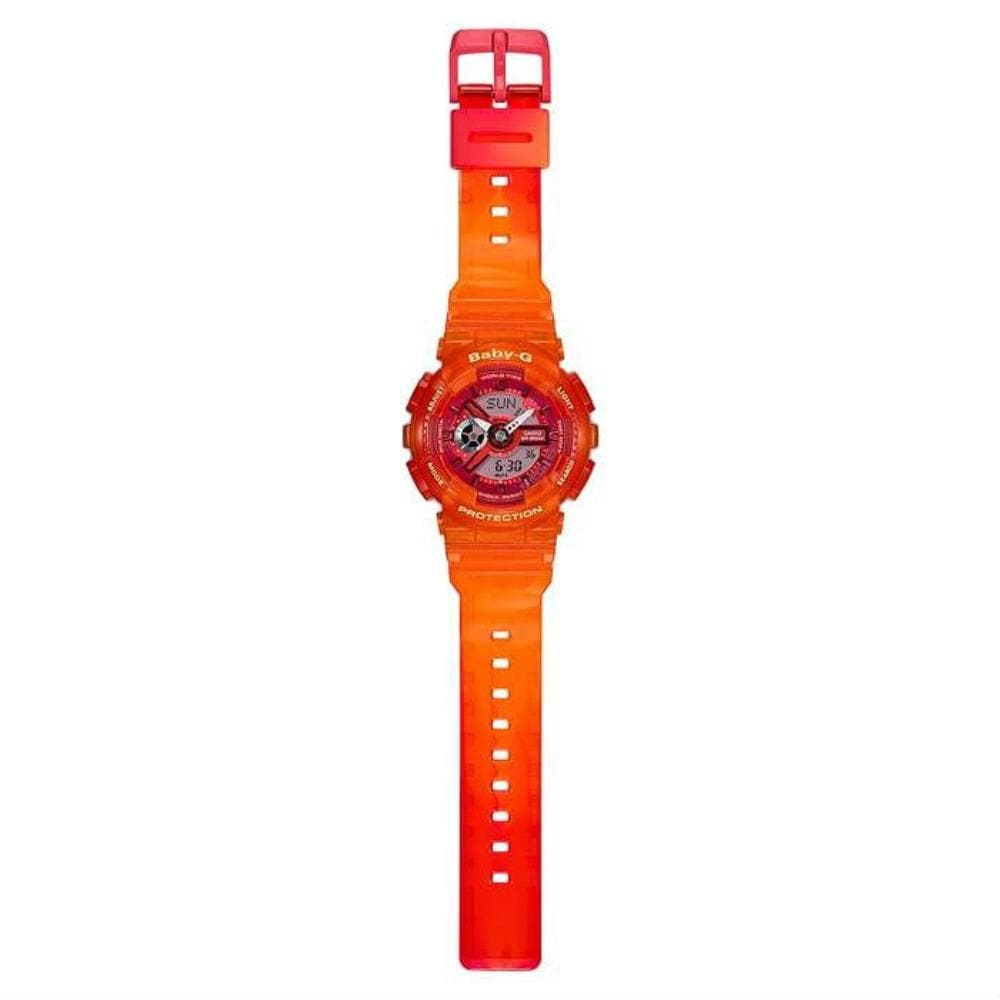 Casio Baby-G BA-110JM-4ADR Digital Sport Watch for Women - Shock Resistant, Water Resistant, LED Light - Perfect for Running, Swimming & Outdoor Activities