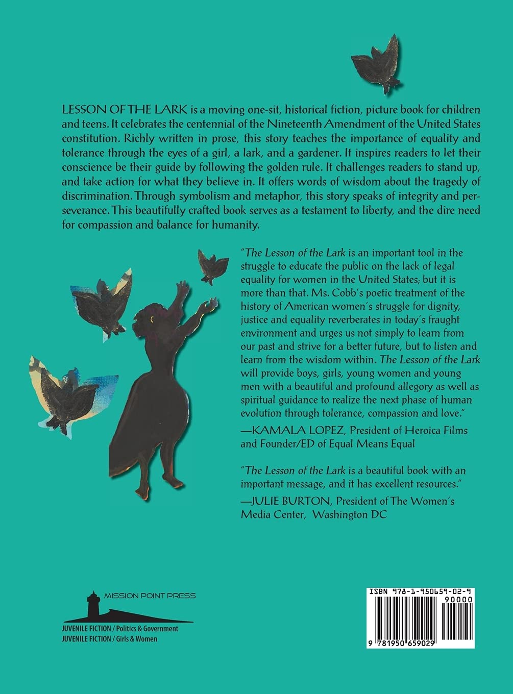 The Lesson of the Lark: 19th Amendment Centennial Celebration - Women's Suffrage History Book for US History Enthusiasts & Civil Rights Studies