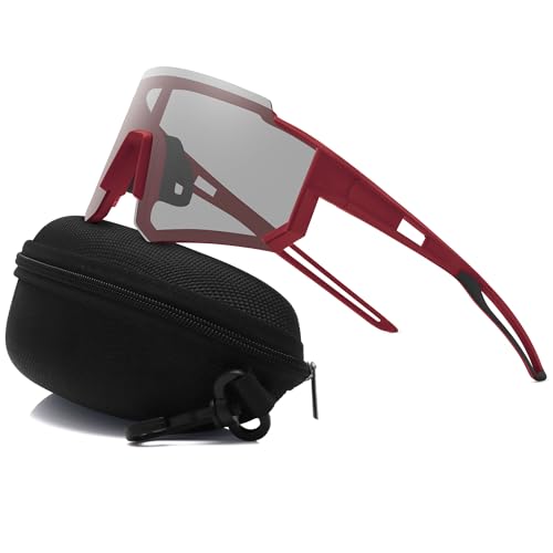 Red Frame-photochromic Lens