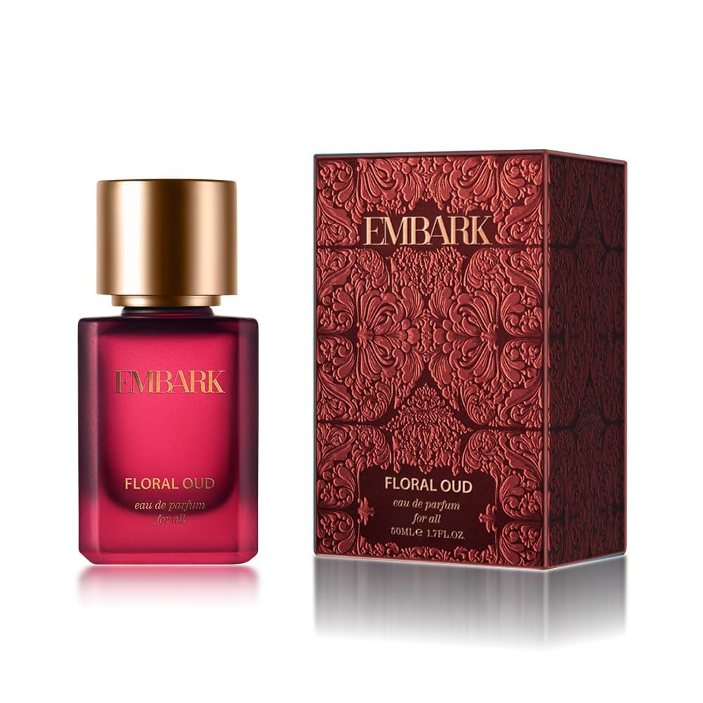 EMBARK OUD Floral Perfume for Men & Women | 50ml Premium Long-Lasting Oud Fragrance Oil | Perfect for Date Nights, Special Occasions & Daily Wear