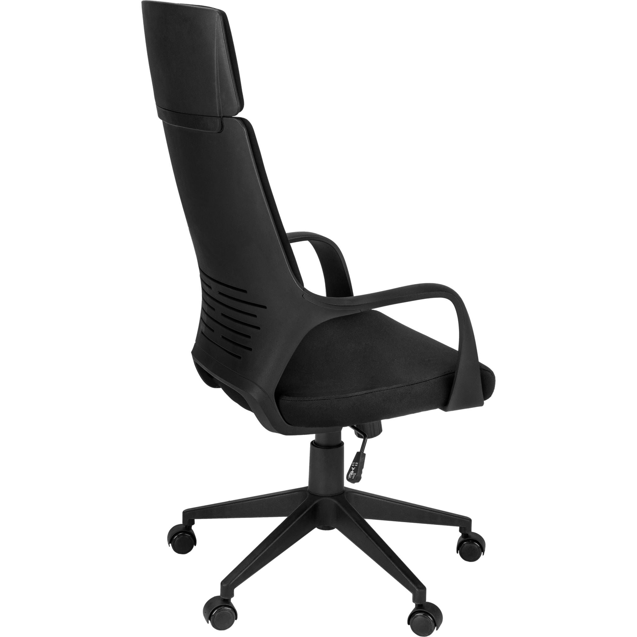 Ergonomic Adjustable Office Chair with Lumbar Support - Black - Perfect for Home Office, Gaming, and Workspace Comfort
