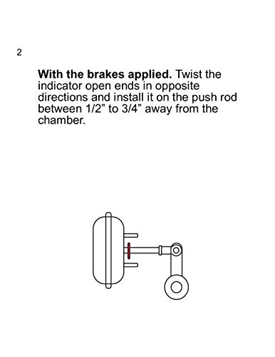 10 Pack Air Brake Stroke Indicators - Heavy Duty Truck & Trailer Brake Monitoring System for Commercial Vehicles - Perfect for Fleet Maintenance & Safety Inspections