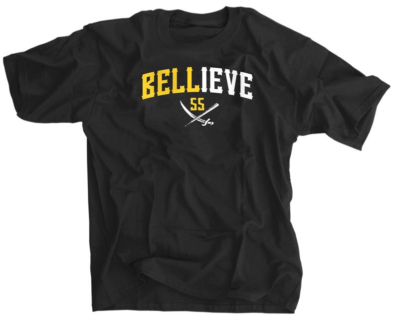 BELLIEVE Pittsburgh Baseball Shirt - Vintage Style MLB Fan Jersey for Men & Women - Perfect for Game Day, Sports Events & Casual Wear
