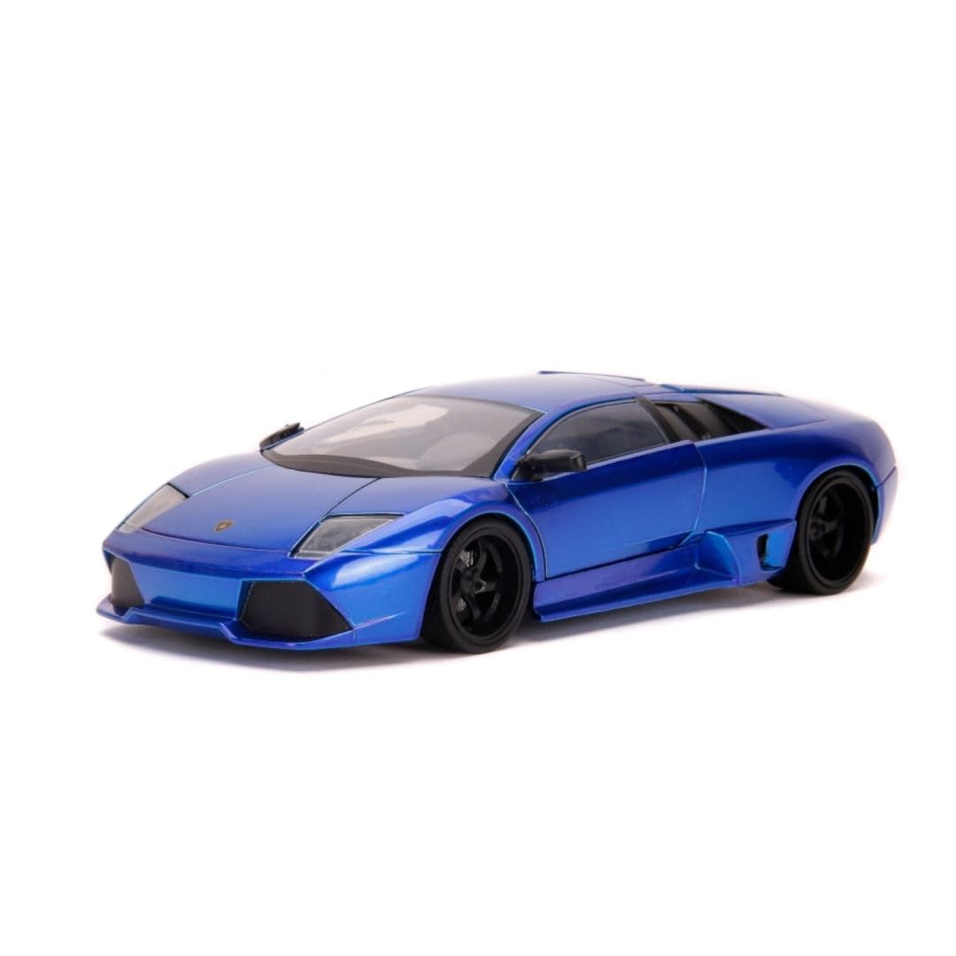 Jada Toys Hyperspec 1:24 Scale Lamborghini Murcielago LP460 Die-Cast Model Car - Candy Blue Finish | Collectible Toy for Kids & Adults | Perfect for Display, Gifts & Racing Enthusiasts