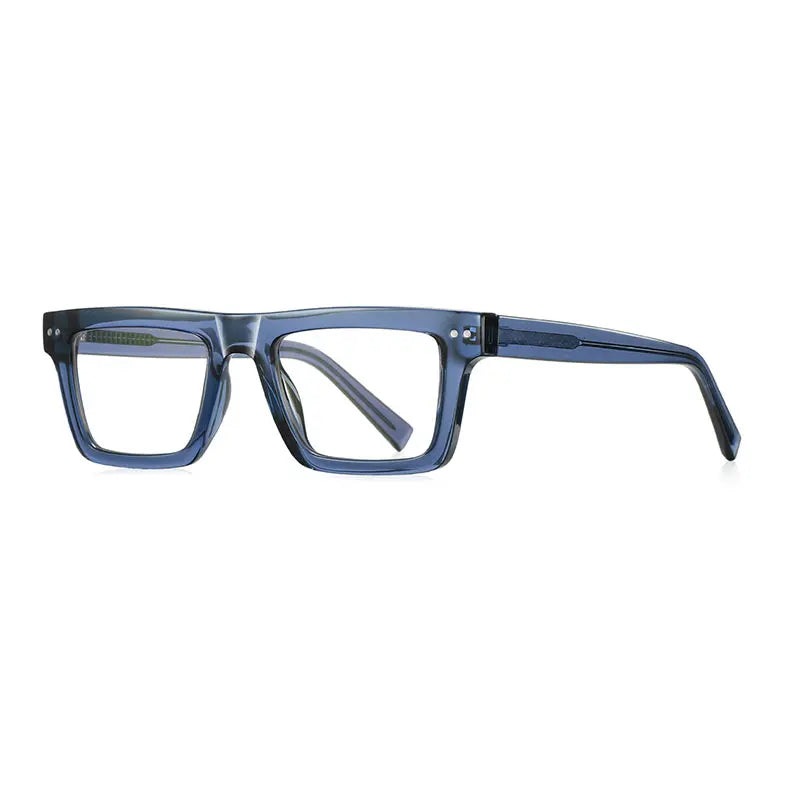 CCspace Unisex Full Rim Square TR90 Titanium Eyeglasses Frame 57176 - Lightweight & Durable Glasses for Work, Reading & Everyday Wear