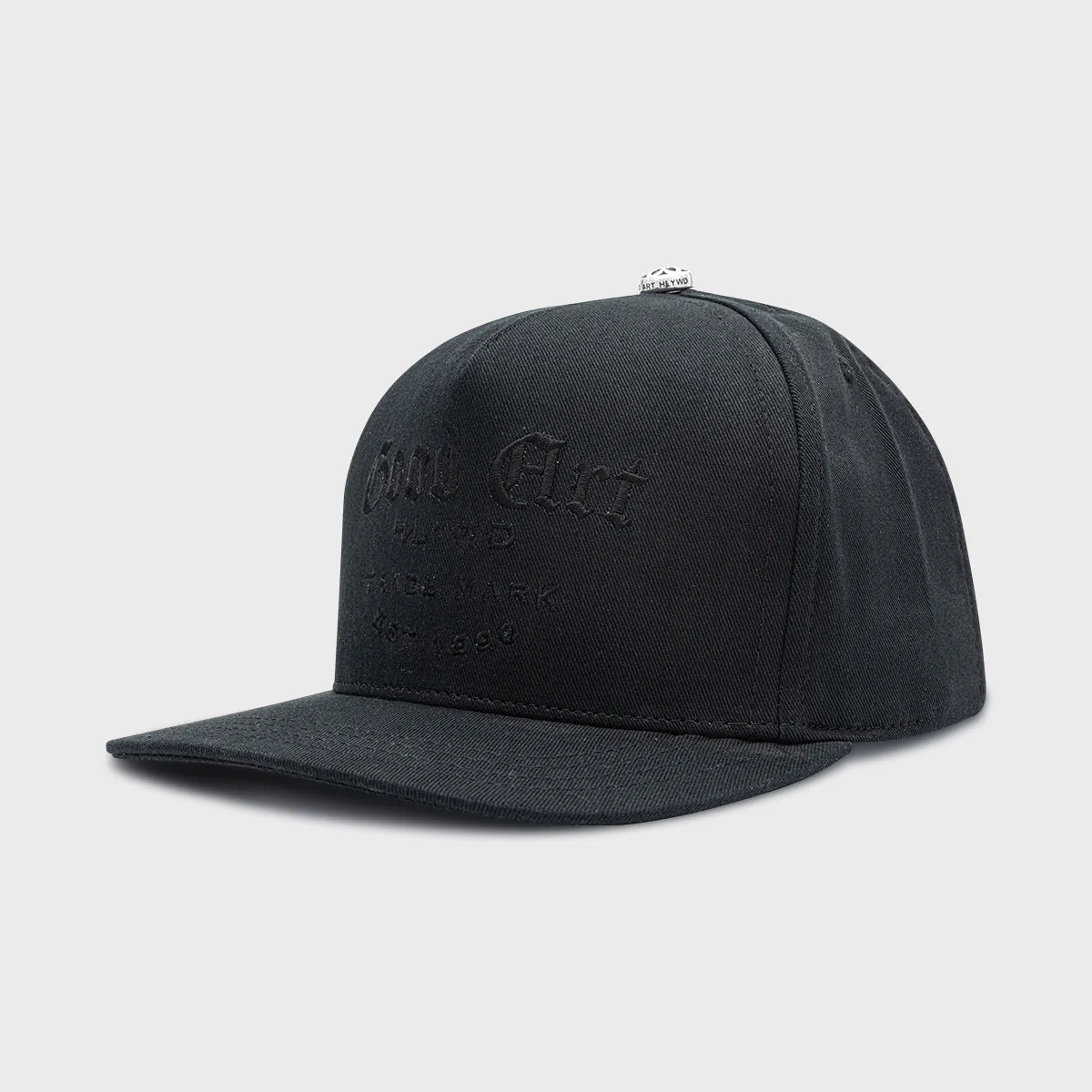 Premium All Black High Crown Snapback Cap - Stylish Adjustable Hat for Men & Women - Perfect for Casual Wear, Sports, and Outdoor Activities