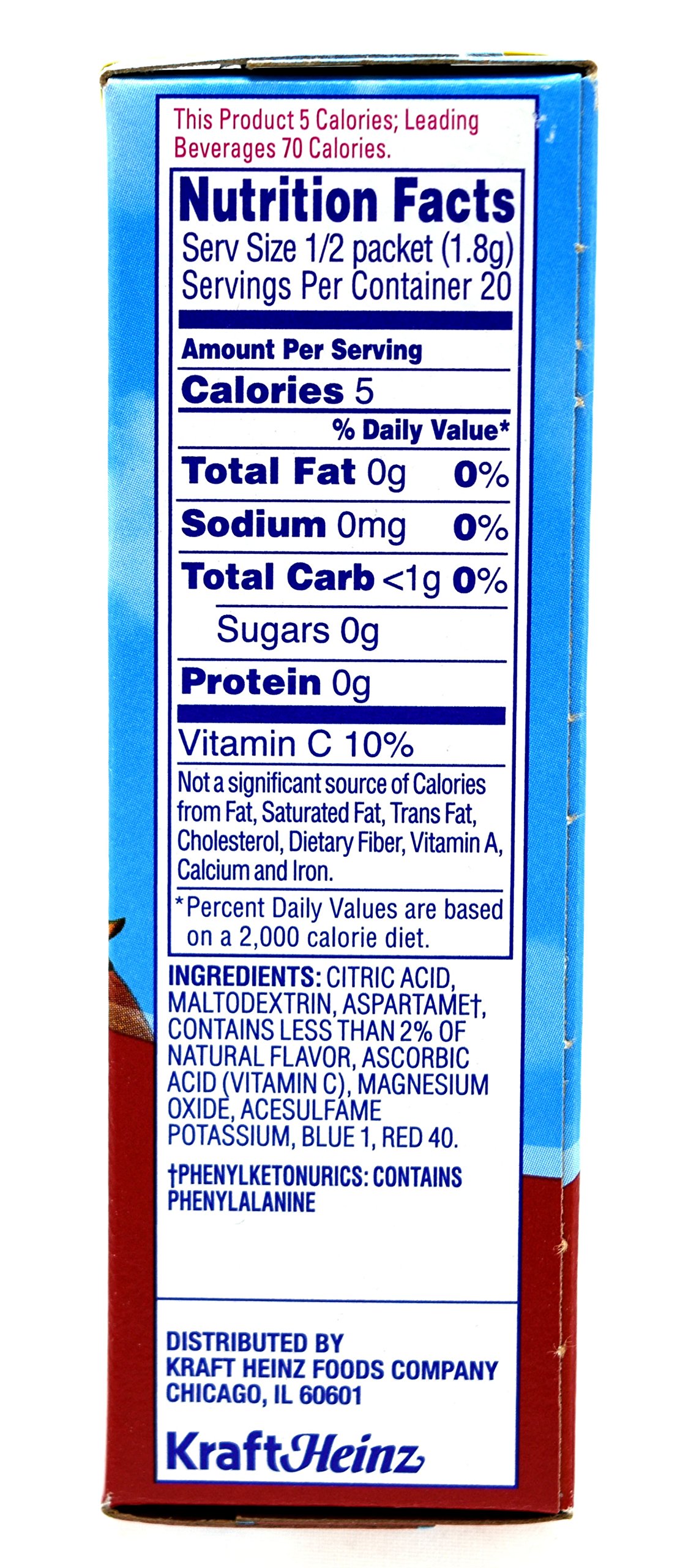 Crystal Light On The Go Cherry Pomegranate Sugar Free Drink Mix Packets - 10 Count (Pack of 40) - Low Calorie Powdered Beverage for Travel, Gym & Office Hydration