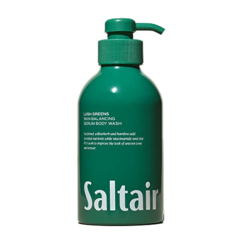 Saltair Body Wash - Lush Greens Scent | Hydrating & Refreshing Shower Gel for Dry Skin | Perfect for Daily Use & Spa Days