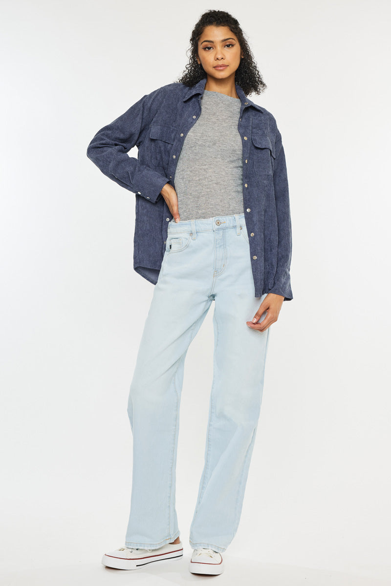Muffy Mid Rise Boyfriend Jeans for Women - Comfortable Stretch Denim Pants with Relaxed Fit | Perfect for Casual Outings, Weekend Wear & Street Style Fashion