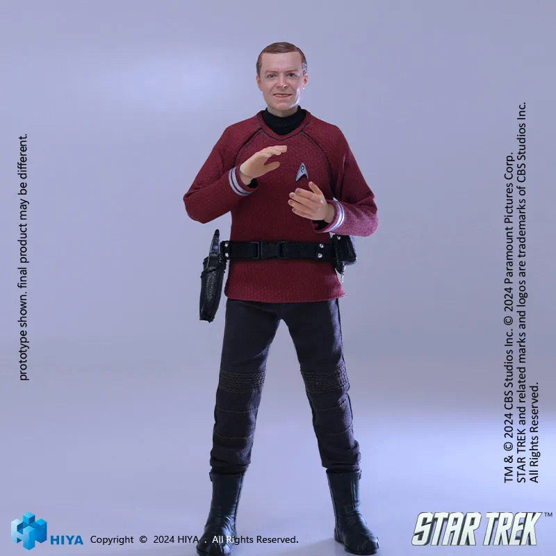 HIYA 16CM 1/12 Scale Star Trek 2009 Scotty Action Figure - Highly Detailed Collectible Toy for Display & Play | Perfect for Sci-Fi Fans & Model Collectors