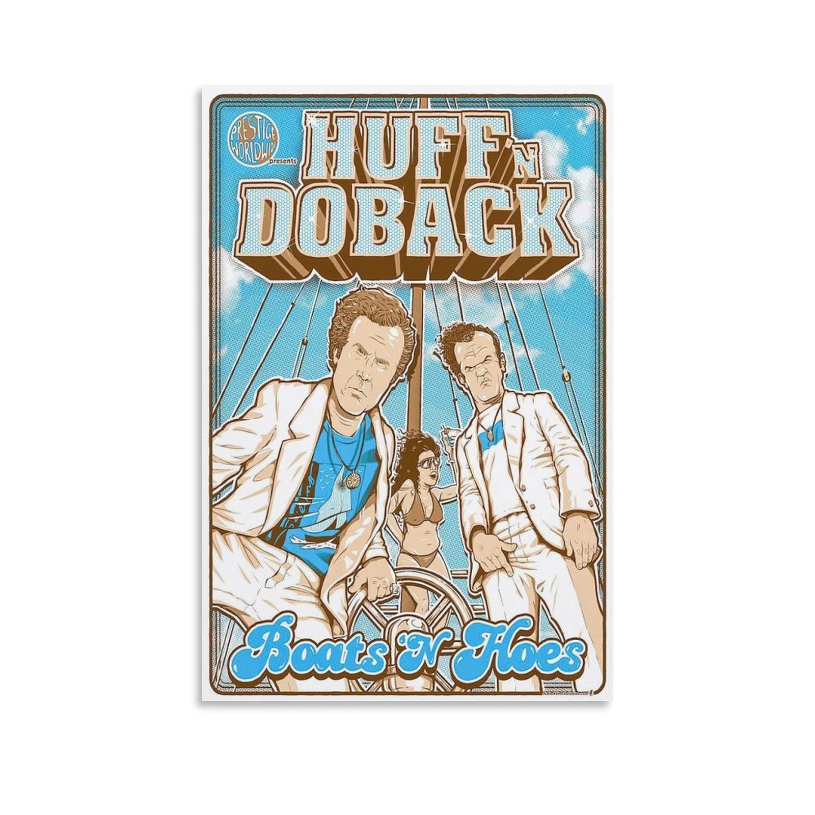 Step Brothers Movie Poster - Vintage Art Print for Room Decor, Aesthetic Wall Art, Canvas Painting (24x36 inches, 60x90cm) - Perfect for Living Room, Bedroom & Home Theater Decorations