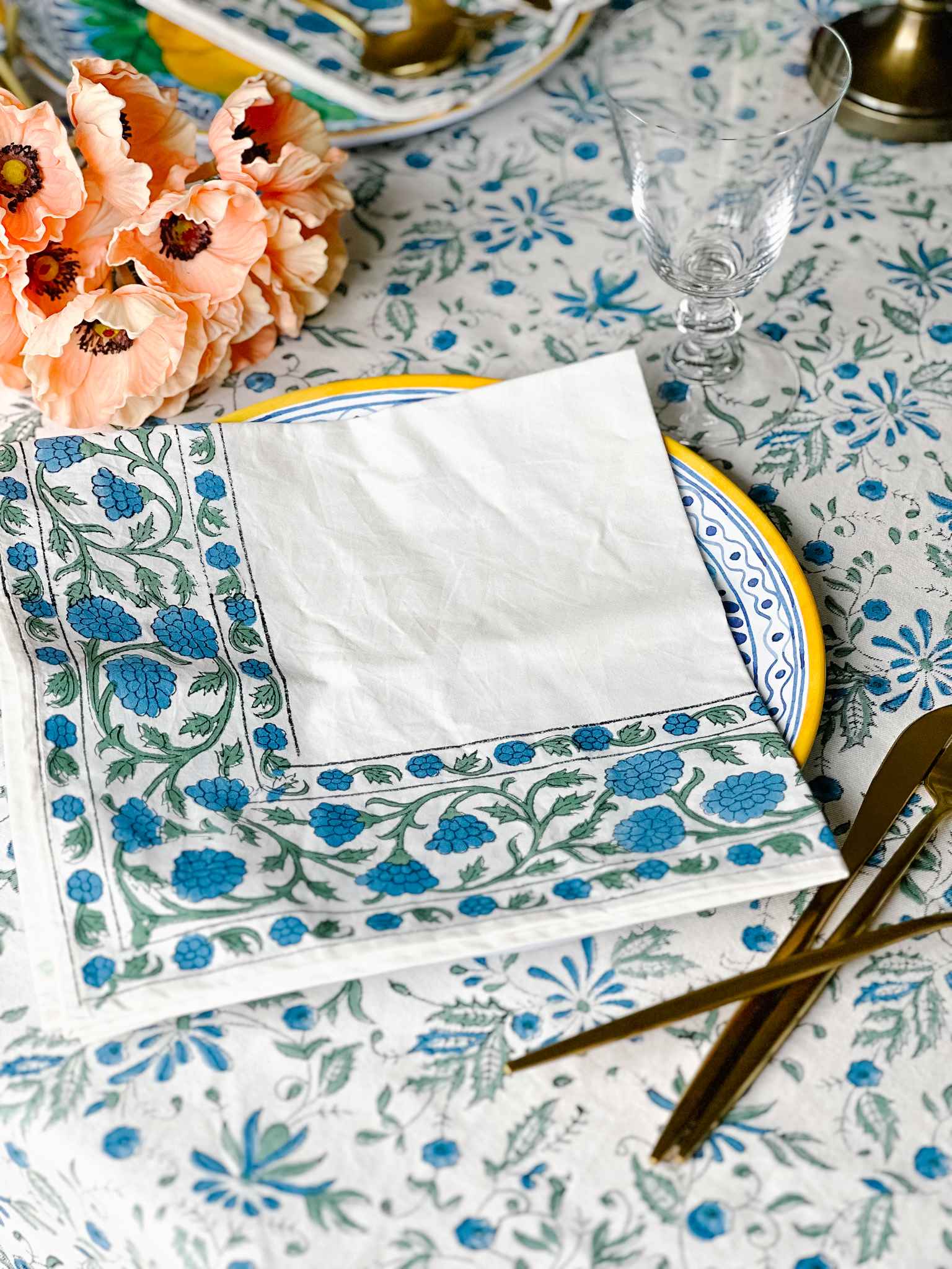 Premium Stella Maris Napkins Set of 4 - 100% Cotton Decorative Dinner Napkins for Formal Dining, Parties & Holiday Table Settings