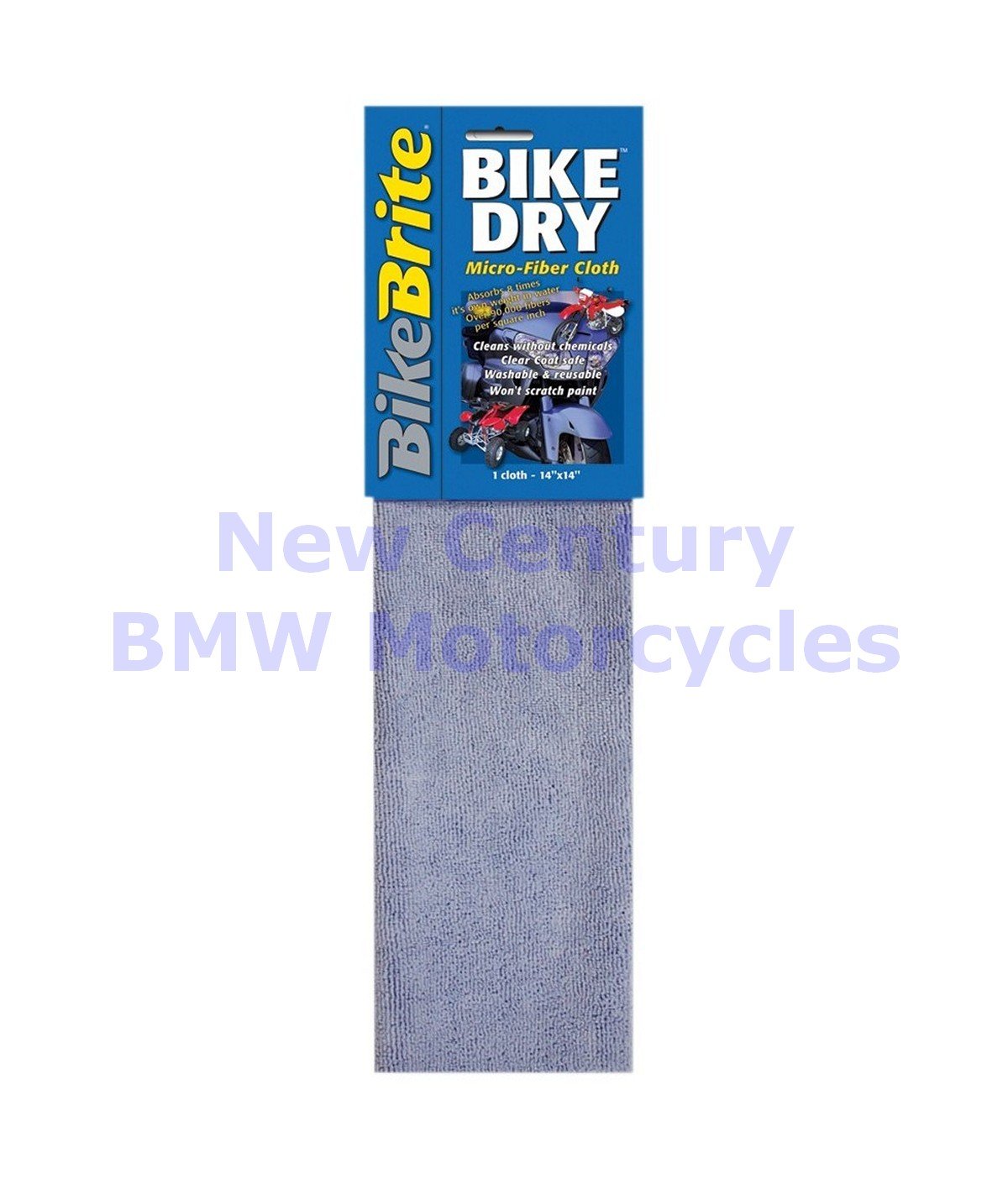 BIKE BRITE Premium Microfiber Bike Cleaning Cloth - Super Absorbent & Scratch-Free for Bicycle, Motorcycle & Cycling Gear - Perfect for Drying, Polishing & Dusting