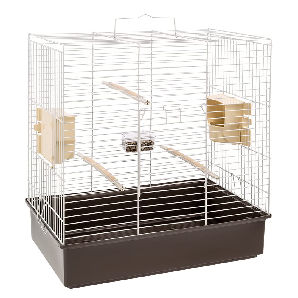 Ferplast Sonia Large Bird Cage for Parakeets, Parrotlets, Cockatiels & Parrots - 61.5