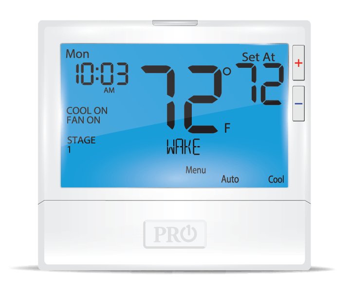 Pro1 T855i Universal WiFi Thermostat - Smart Home Temperature Control for 3 Heat/2 Cool Systems - Perfect for Home, Office & Smart HVAC Automation