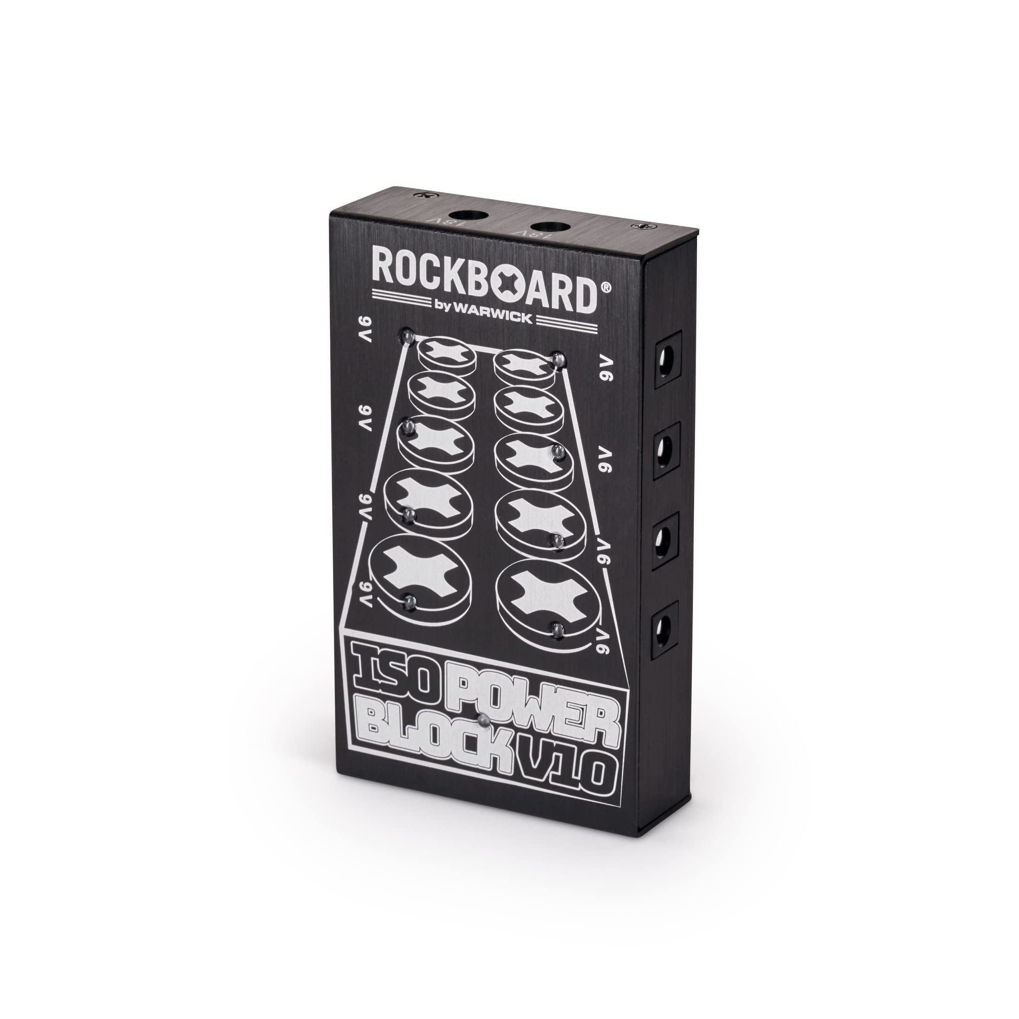 Rockboard ISO Power Block - High-Quality Guitar Pedal Power Supply for Professional Musicians | Perfect for Live Performances & Studio Recording
