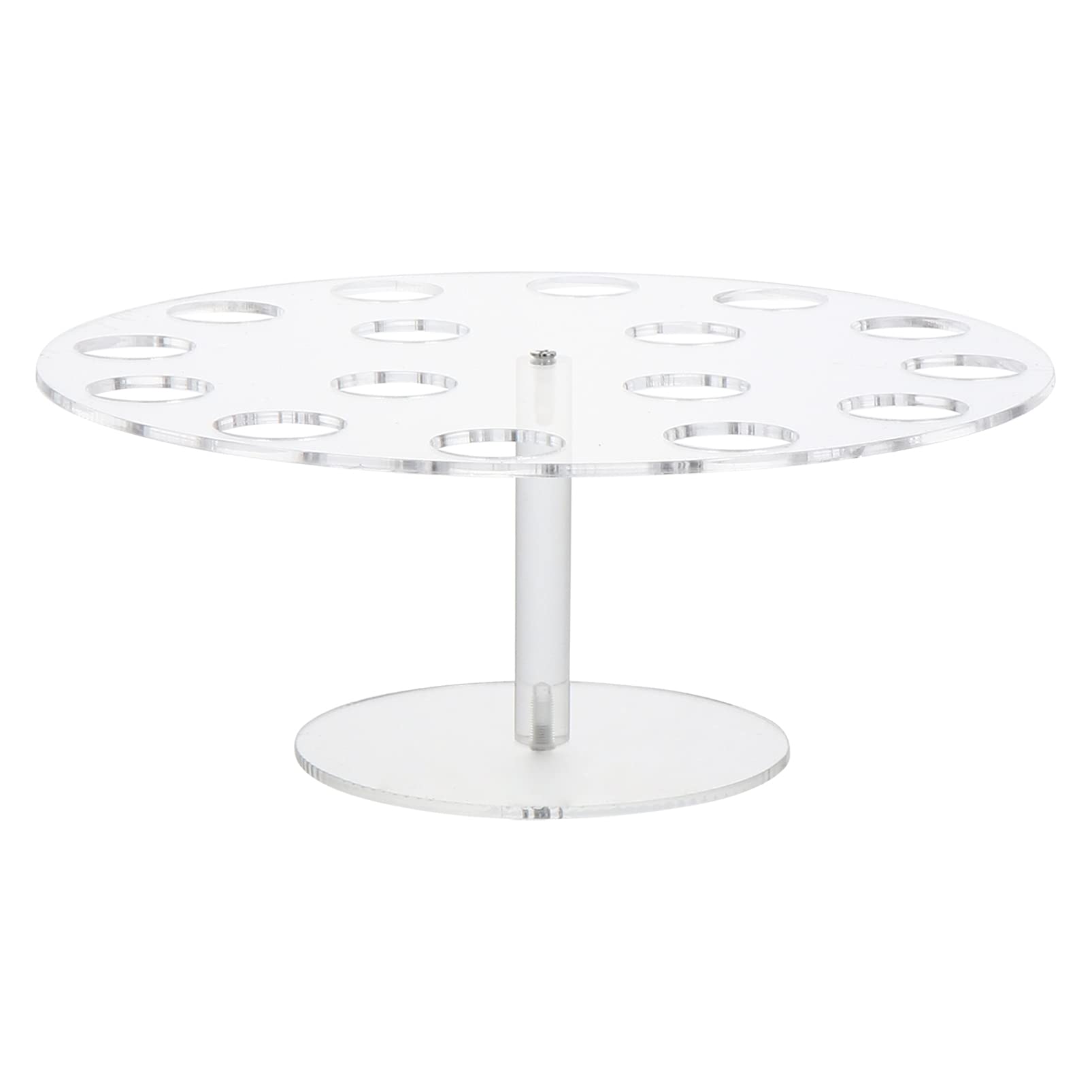 Cabilock 16-Slot Acrylic Ice Cream Cone Stand - Cupcake & Dessert Display Holder for Parties, Snow Plastic Serving Tray, Sushi & Snack Organizer - Perfect for Ice Cream Shops, Bakeries & Catering Events