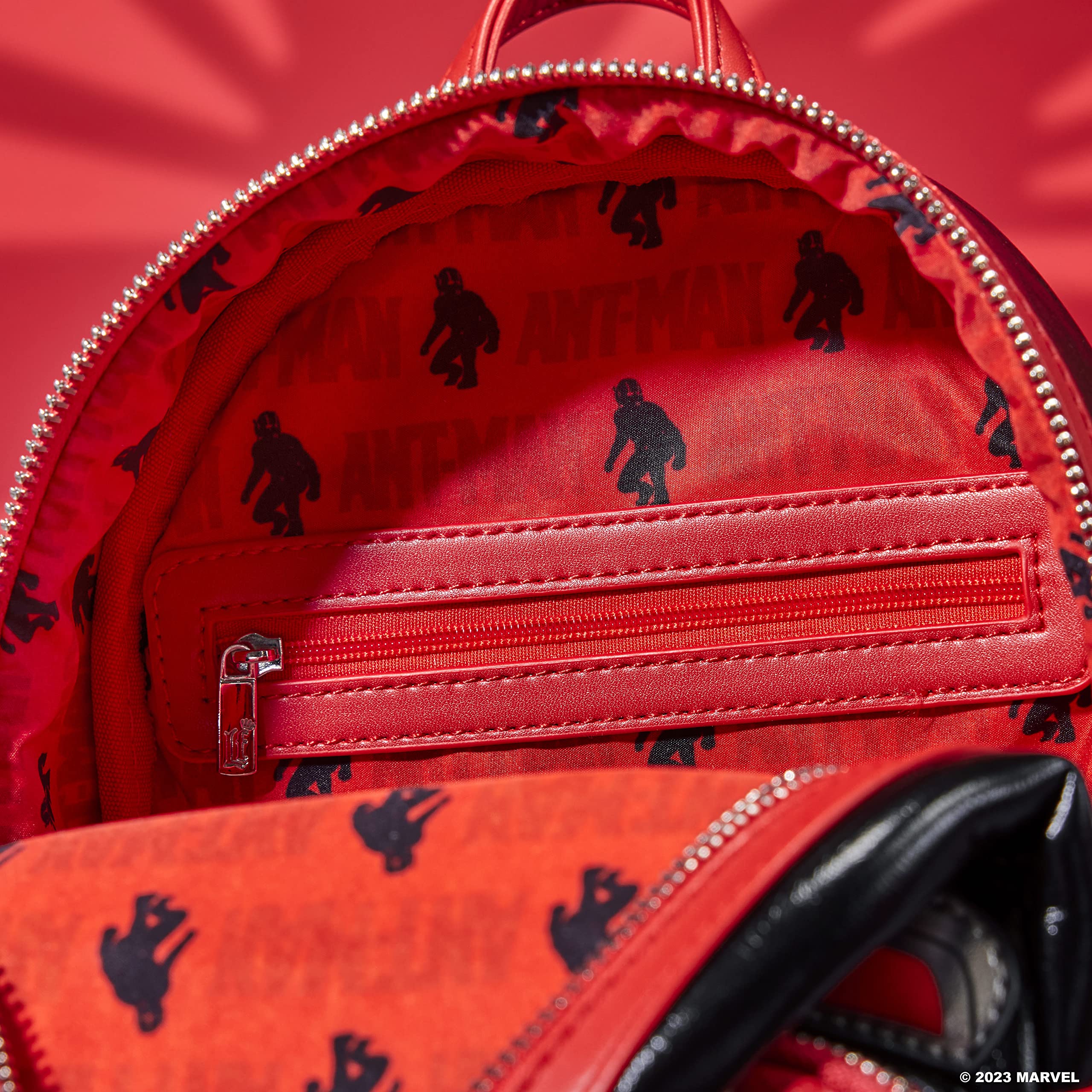 Official Marvel Ant-Man Loungefly Backpack - Cute Collectible Bag for Boys, Girls, Men & Women - Perfect Gift for Movie Fans - Great for School, Travel & Comic Con Events