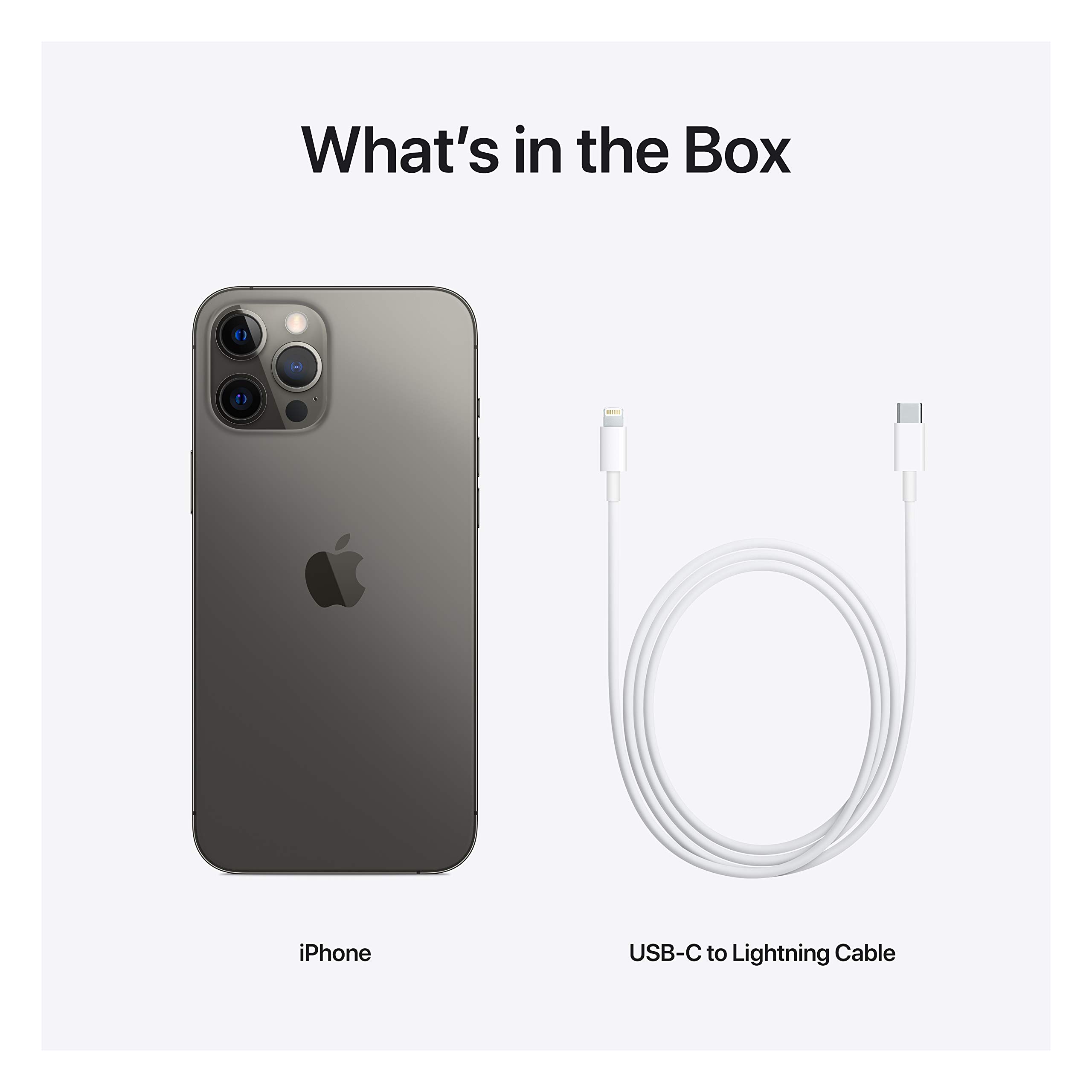 Apple iPhone 12 Pro Max 128GB Graphite - Carrier Locked Smartphone with 5G, A14 Bionic Chip & Pro Camera System - Perfect for Streaming, Gaming & Professional Photography