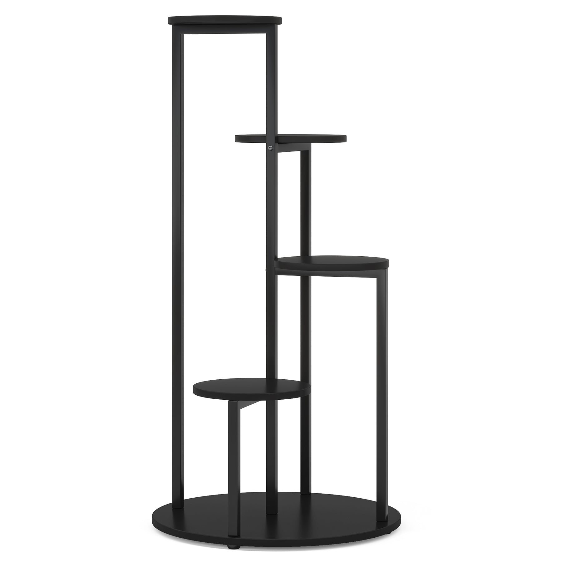 4 Tier Plant Stand for Indoor & Outdoor - Sturdy Multiple Potted Plants Holder Corner Flower Shelf for Living Room, Balcony, Garden Decor