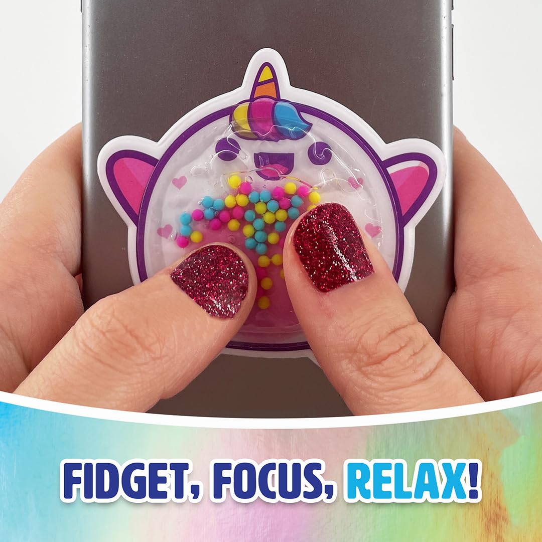 JelliPods Puffy Plants Sensory Stickers - Reusable Tactile Fidget Toys for Kids with 3 Puffy Stickers - Touch & Feel Sensory Activity for Classroom, Autism & Stress Relief - Perfect for Focus, Calming & Fine Motor Skills Development