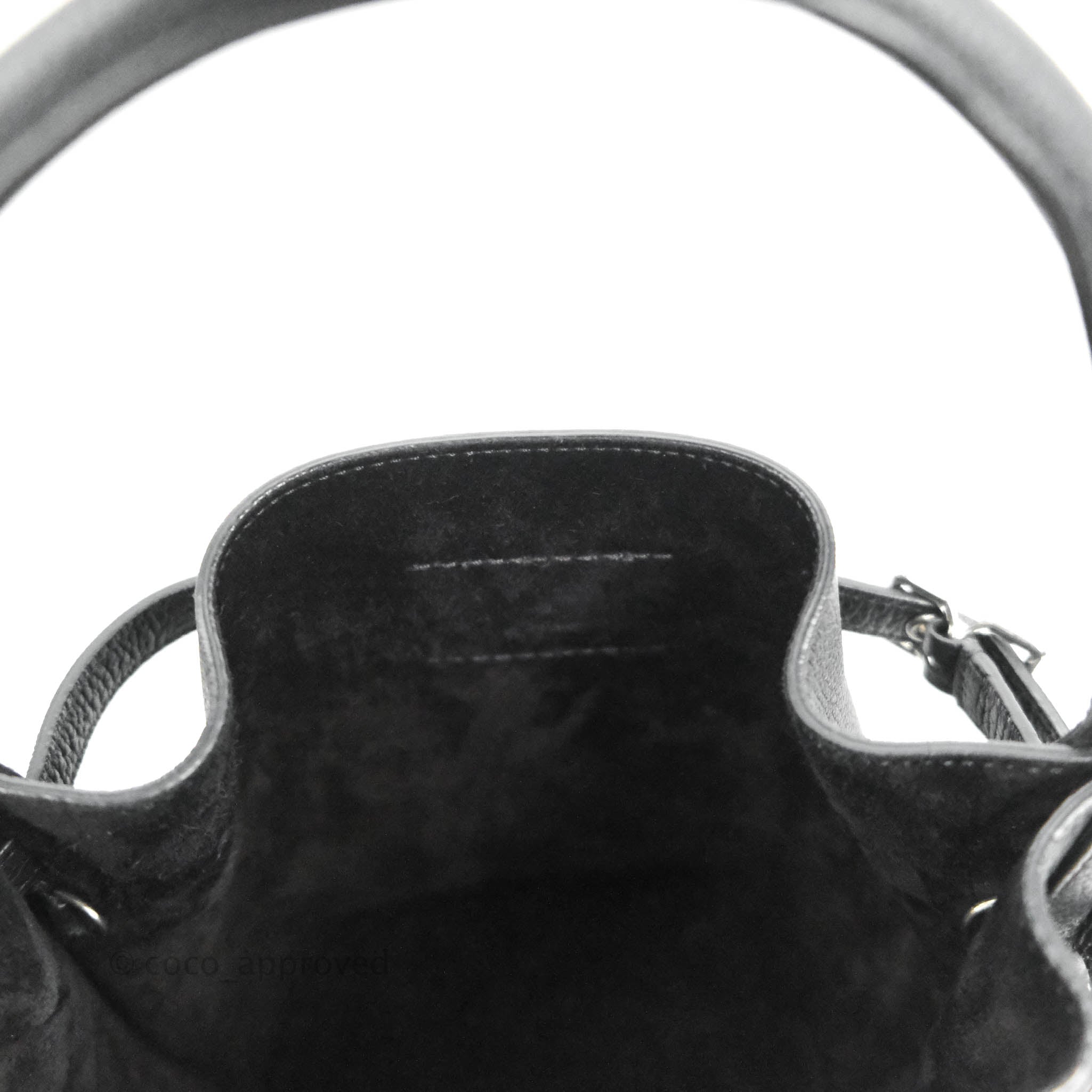 Celine Big Bag Nano Bucket Bag in Black Grained Calfskin Leather - Perfect for Everyday Use, Work & Travel
