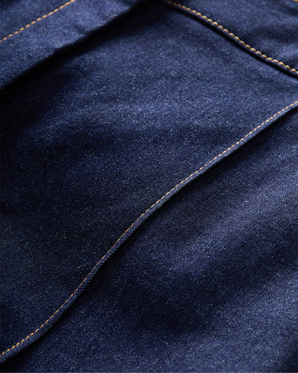 Affordable Dark Oxford Denim Pants for Men & Women - Comfortable Casual Jeans for Everyday Wear, Work & Outings